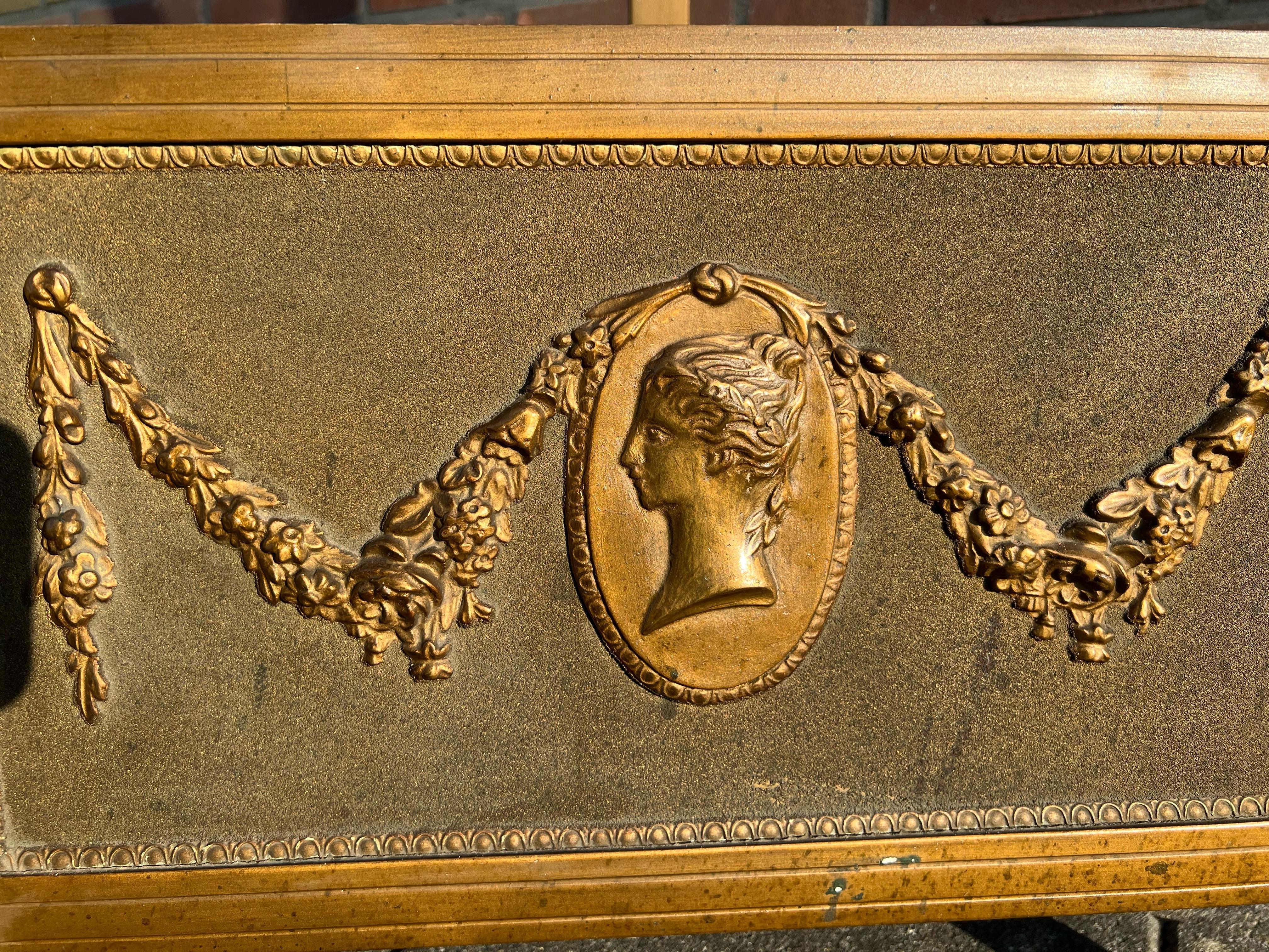 Rare miroir en bois doré ancien ou support pour chevalet / présentoir pour tableaux, années 1900 en vente 6