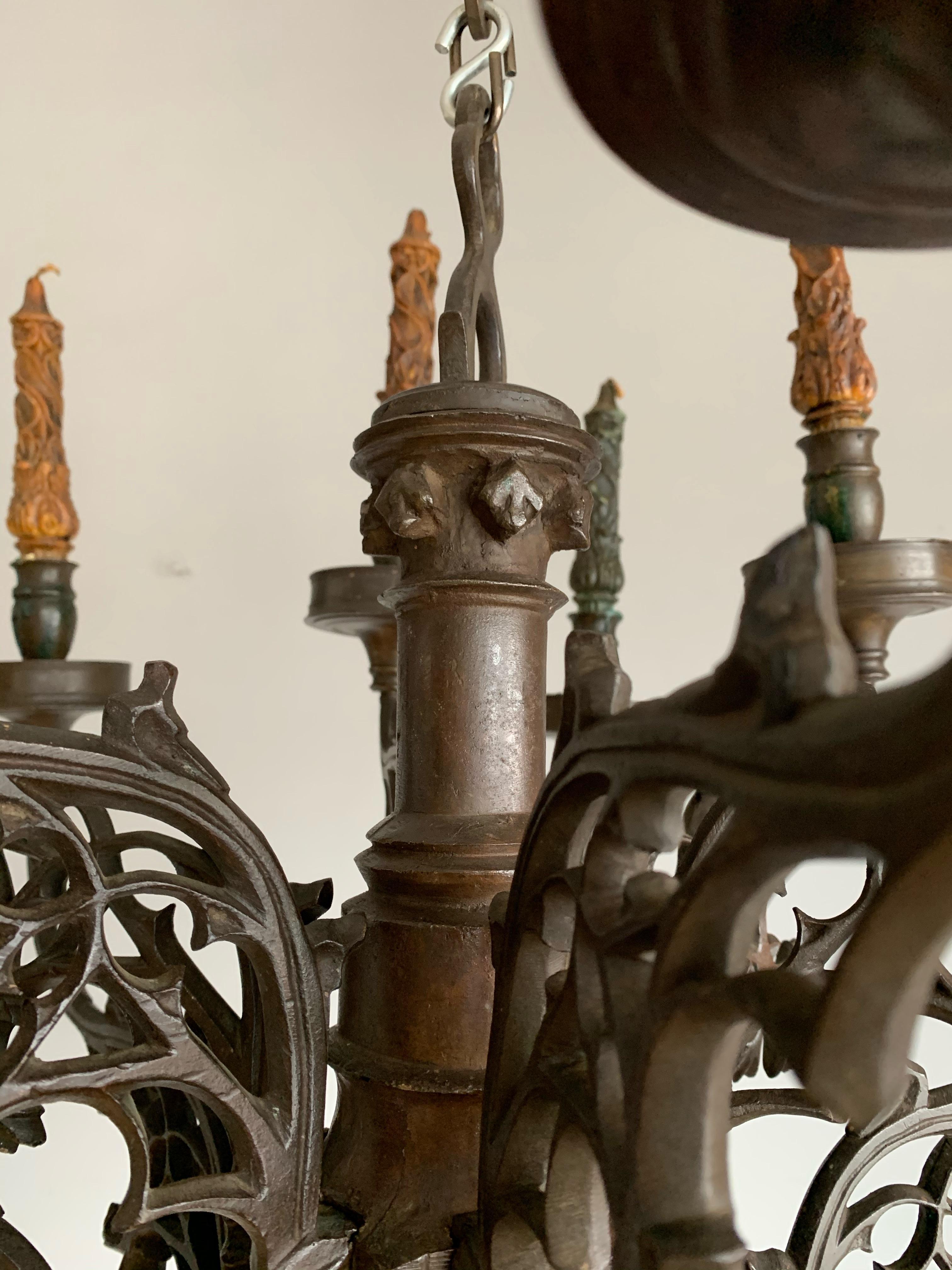 antique candle chandelier