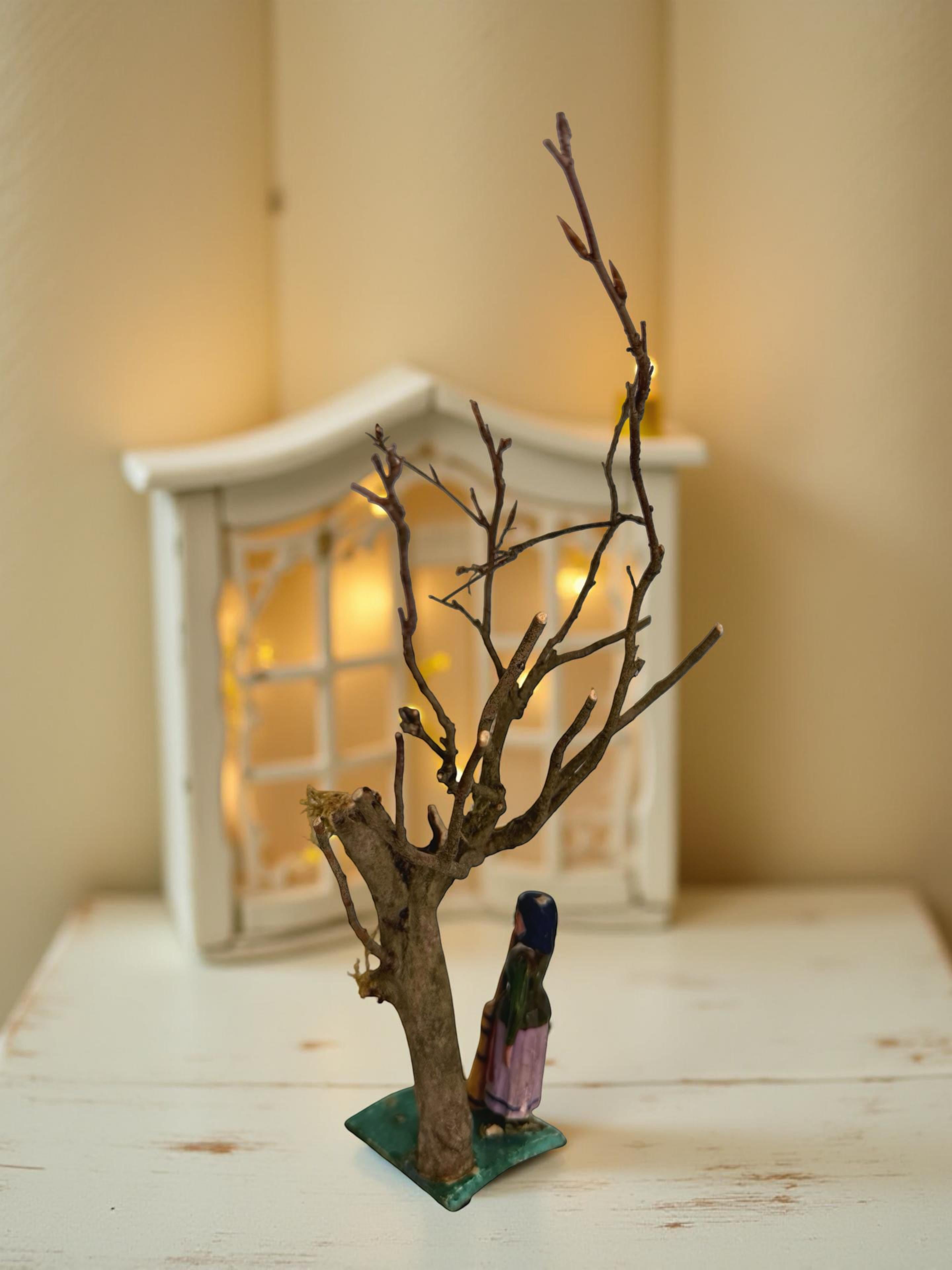 Rare Antique Grulich Christmas Nativity Figure, late 19th Century Folk Art im Angebot 2