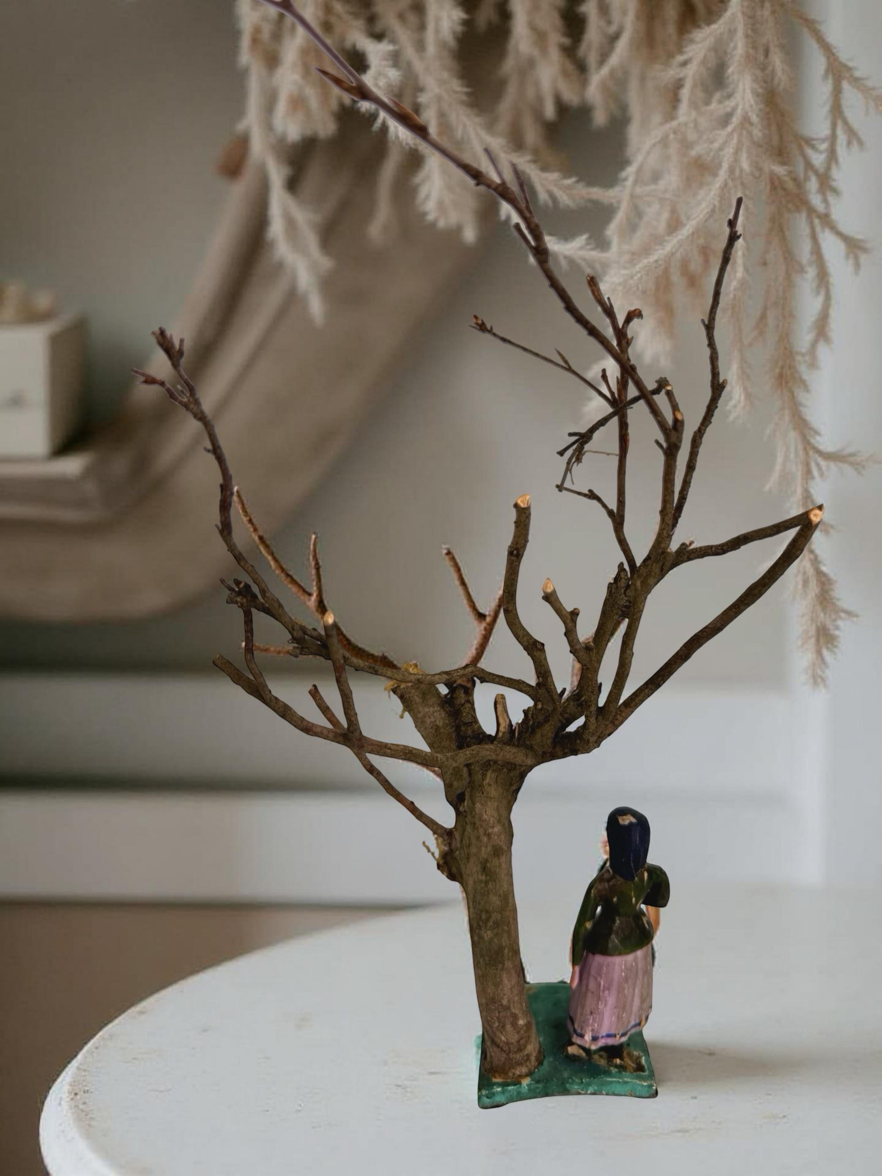 Rare Antique Grulich Christmas Nativity Figure, late 19th Century Folk Art im Angebot 3