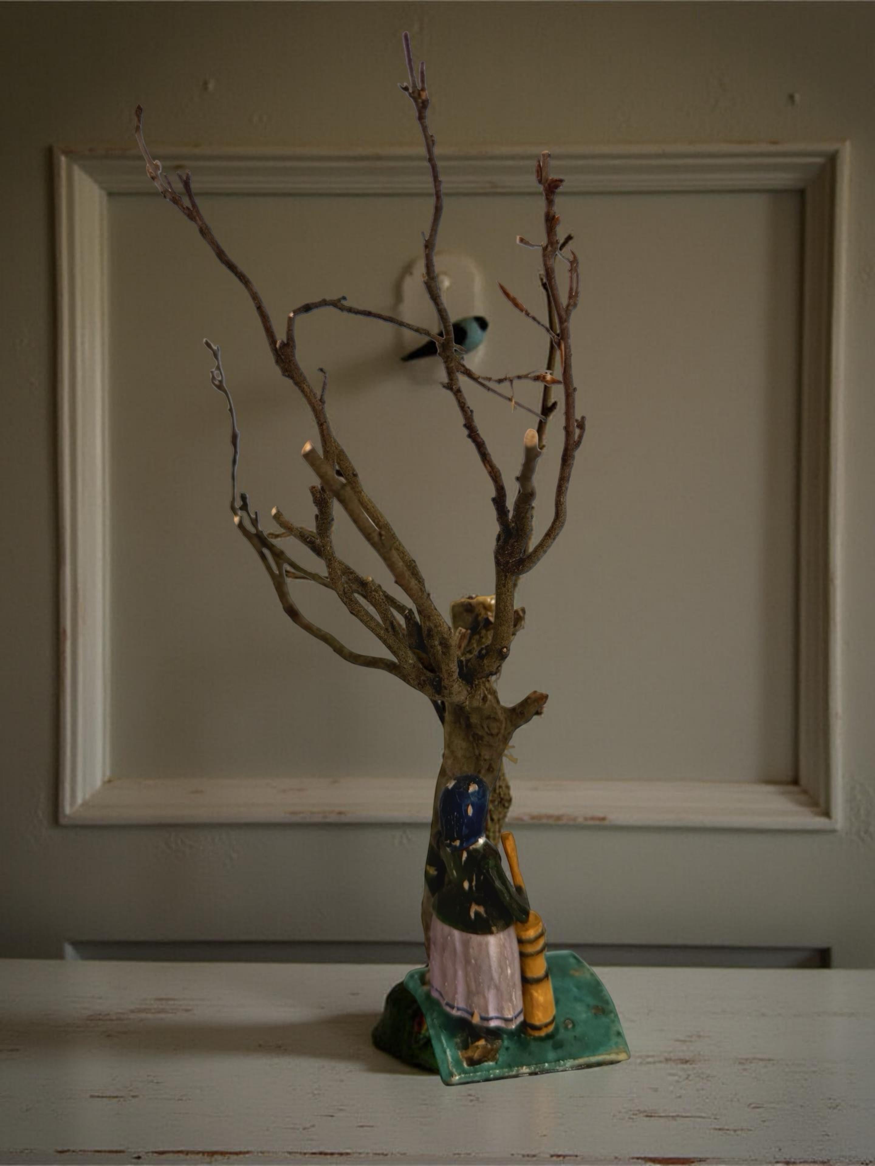 Rare Antique Grulich Christmas Nativity Figure, late 19th Century Folk Art im Angebot 4