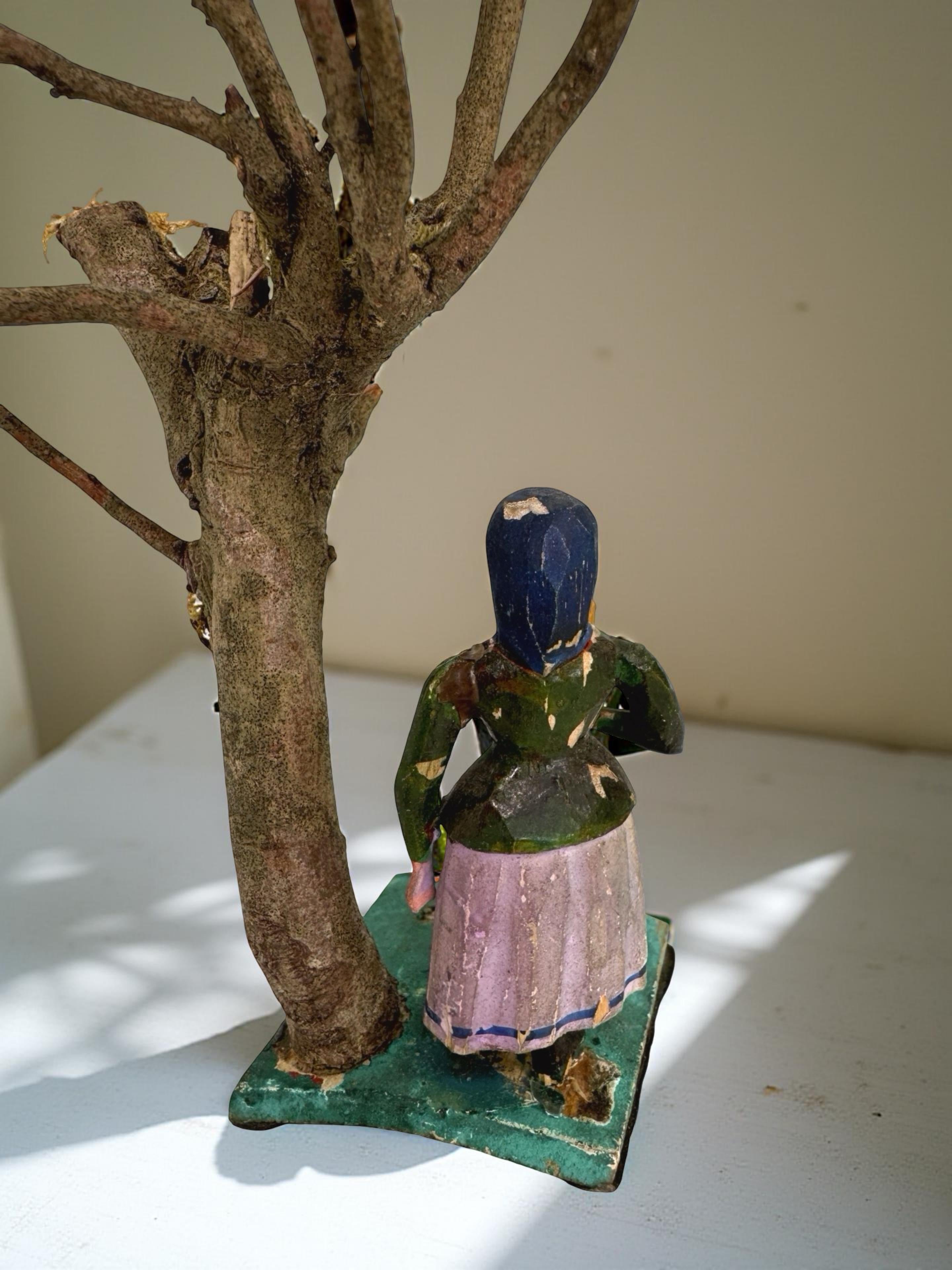 Rare Antique Grulich Christmas Nativity Figure, late 19th Century Folk Art im Angebot 6