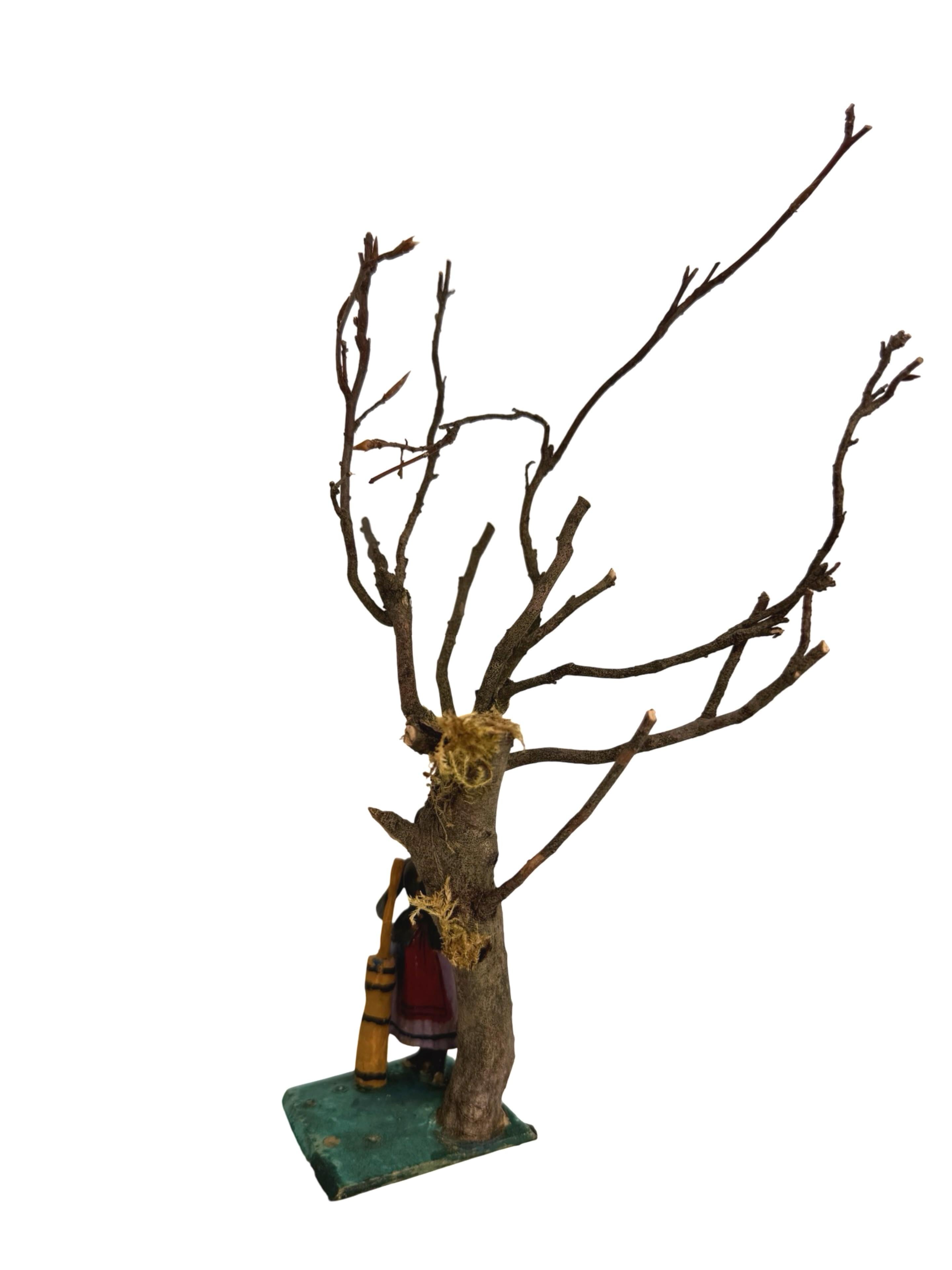 
Beautiful Rare Antique Grulich Nativity Figure — Late 19th Century 
This rare and culturally significant nativity figure originates from the historic Králiky region (formerly Grulich) in the Eagle Mountains of the Czech Republic. Crafted at the end