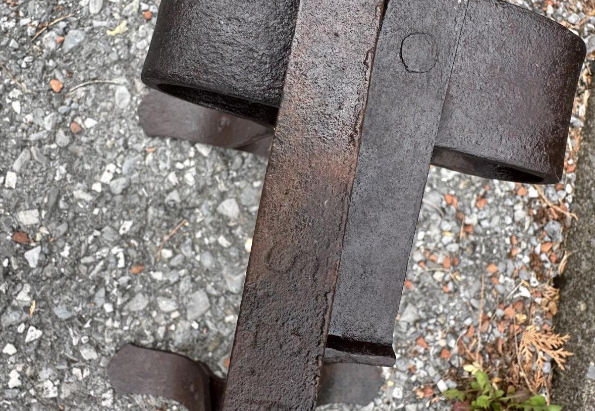 Rare Antique Gustav Stickley Andirons (Model 238) -  W3063 For Sale 5