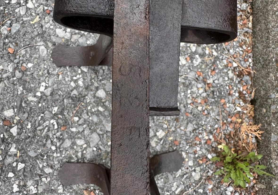 Rare Antique Gustav Stickley Andirons (Model 238) -  W3063 For Sale 6