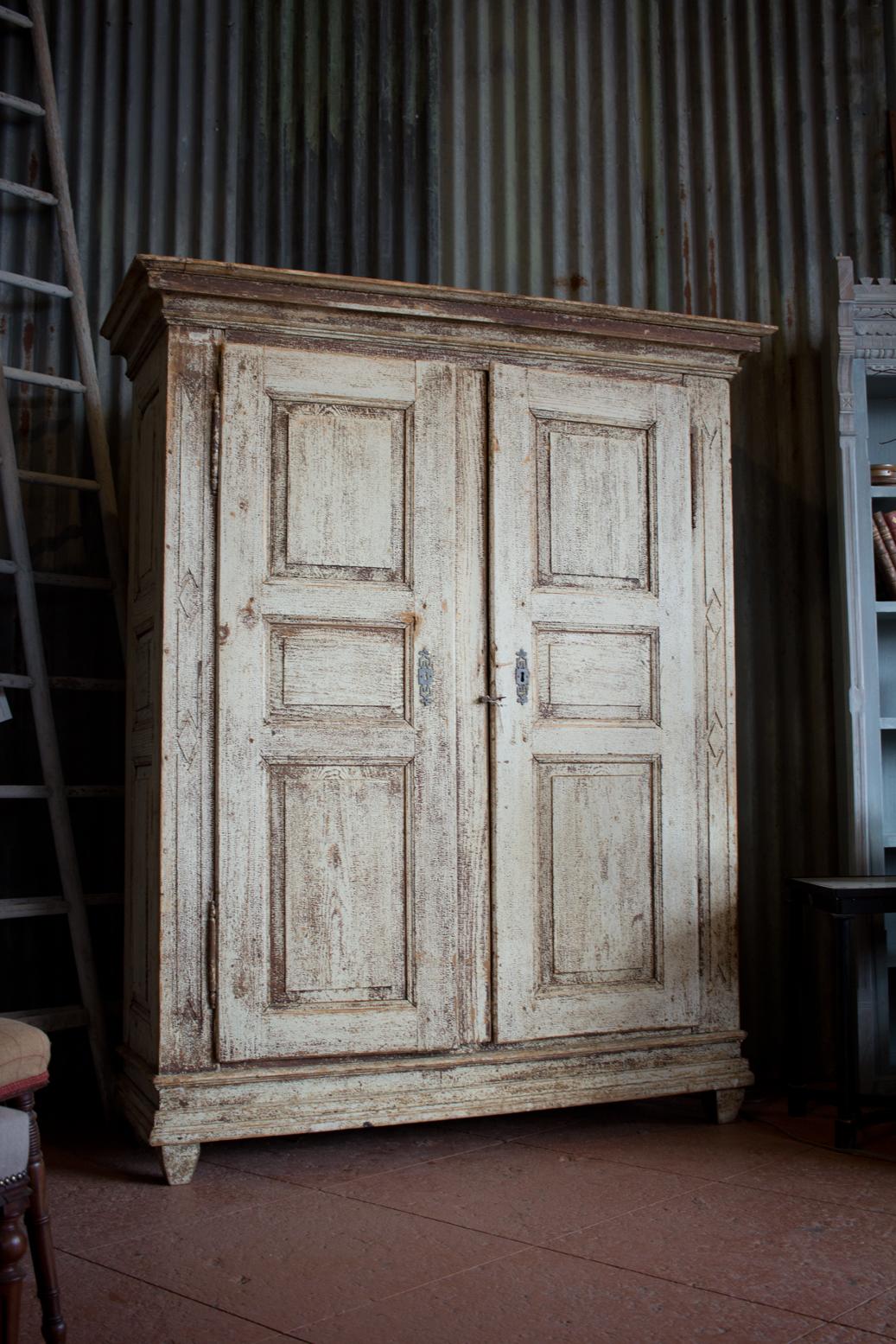 Swedish Rare Antique Gustavian Cupboard