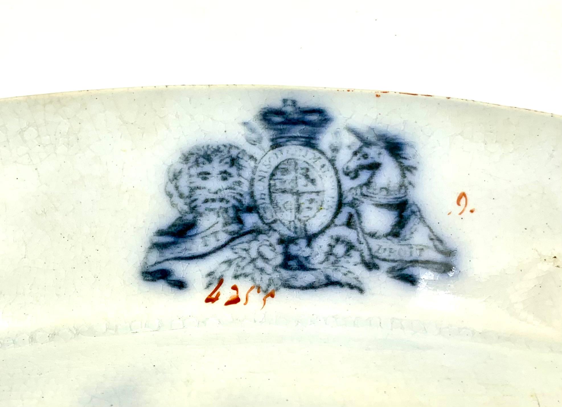 Seltene antike Mason's Ironstone Ashworth Chinoiserie große Servierplatte (19. Jahrhundert) im Angebot