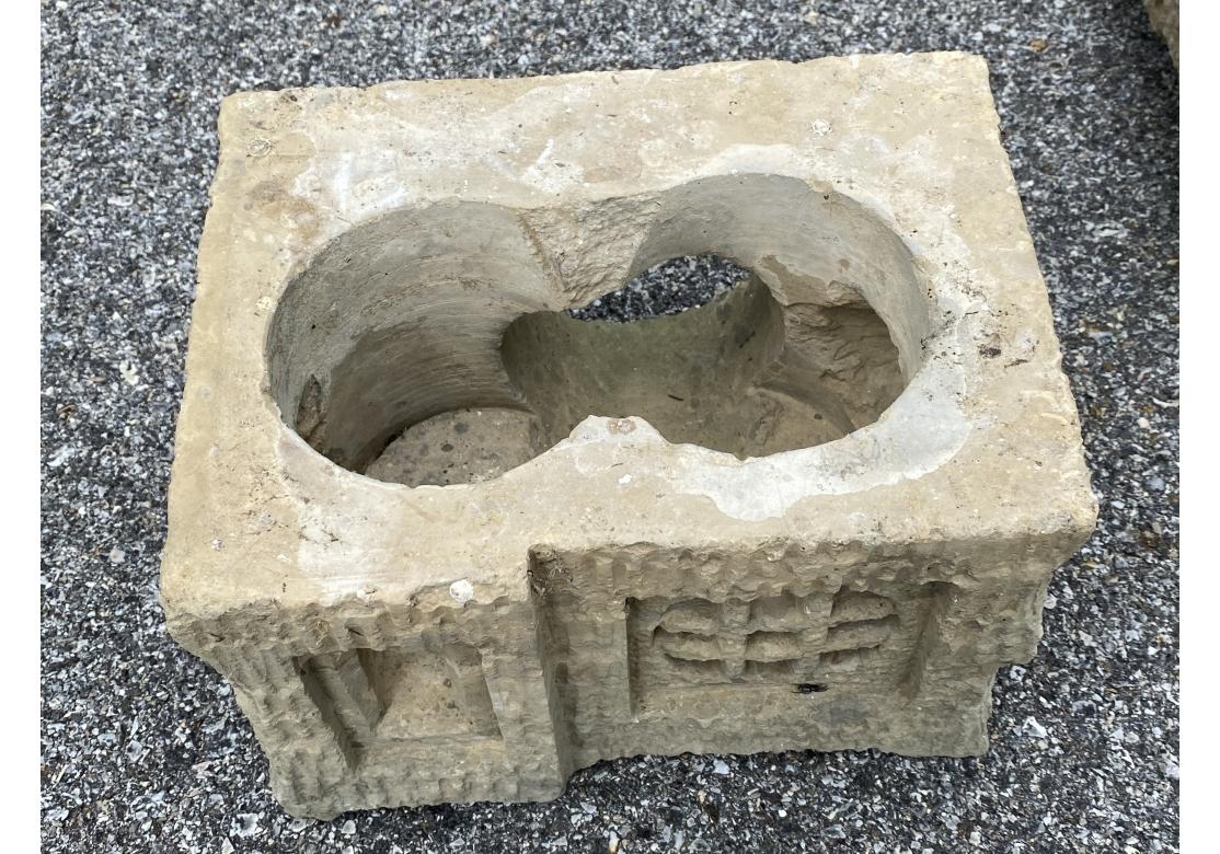 Seltenes antikes japanisches geschnitztes Gartenhaus-Modell aus Stein im Zustand „Gut“ im Angebot in Bridgeport, CT