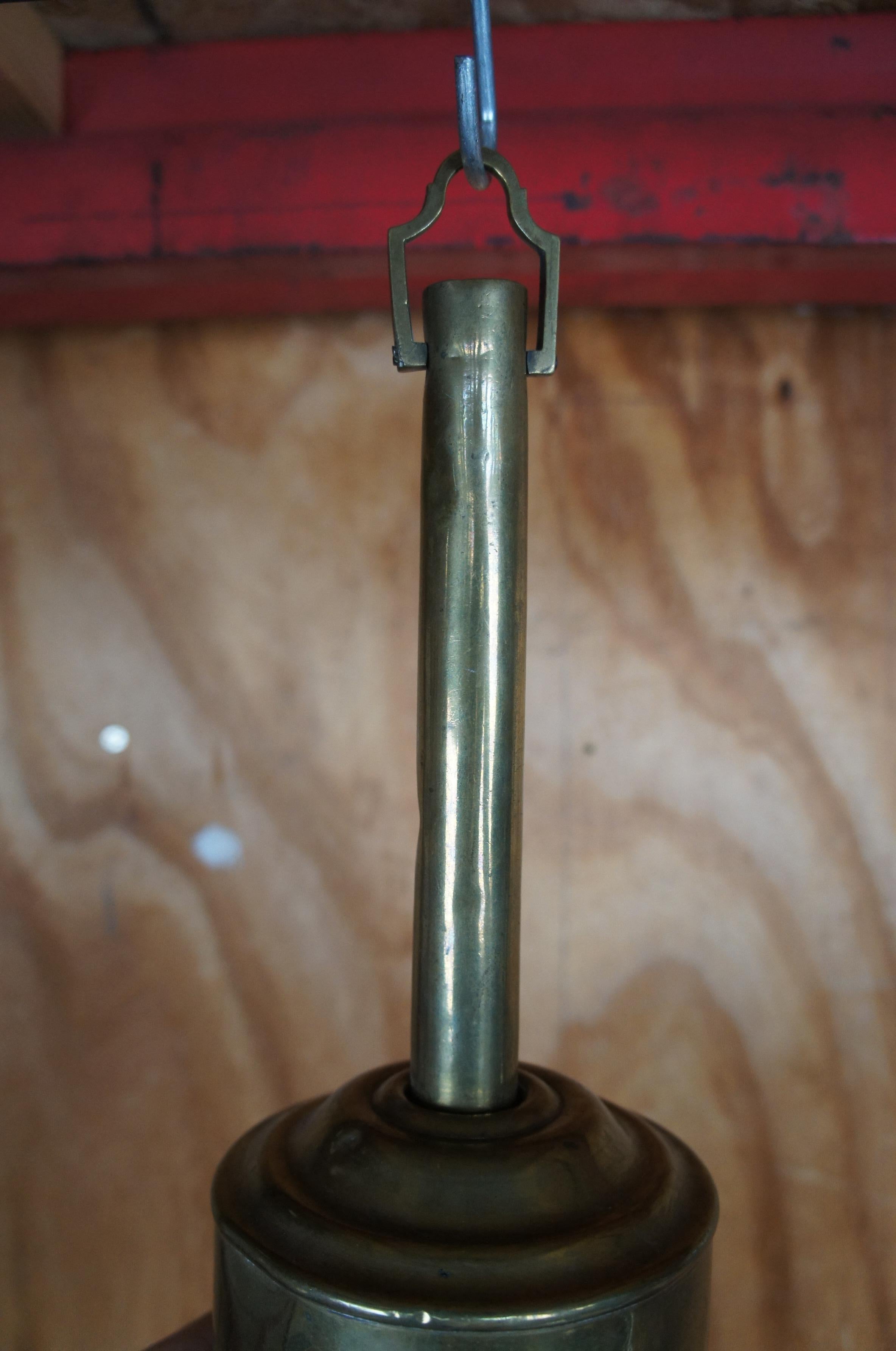 Rare Antique John Linwood English Georgian Brass Spit Meat Roasting Bottle Jack 5
