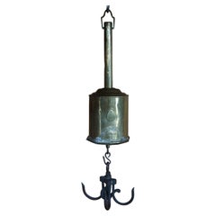 Seltener antiker englischer, georgianischer, Messing-Meat Roasting Bottle-Jack