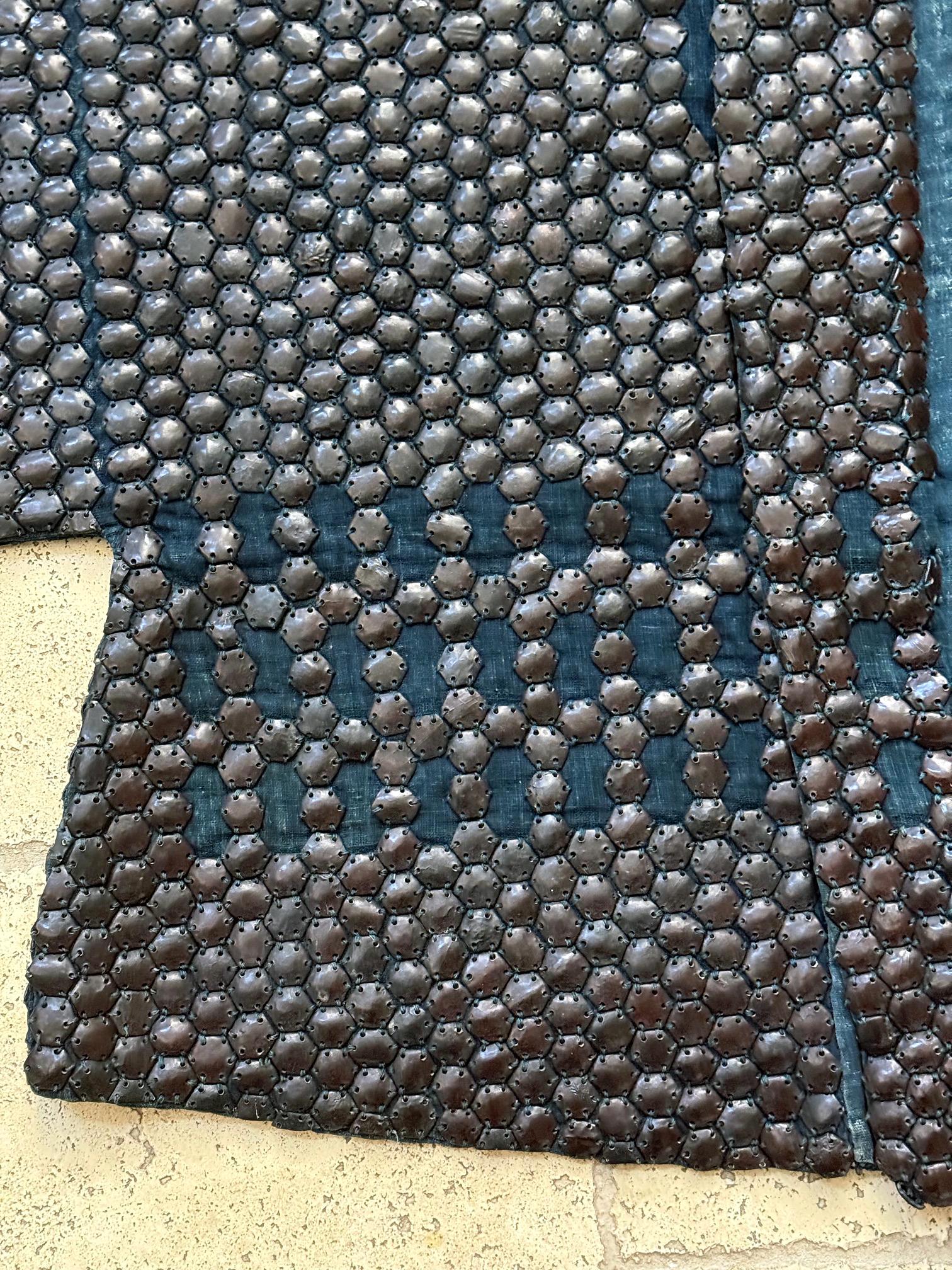 Rare Antique Kikko Katabira Armor Jacket Edo Period im Zustand „Gut“ im Angebot in Atlanta, GA