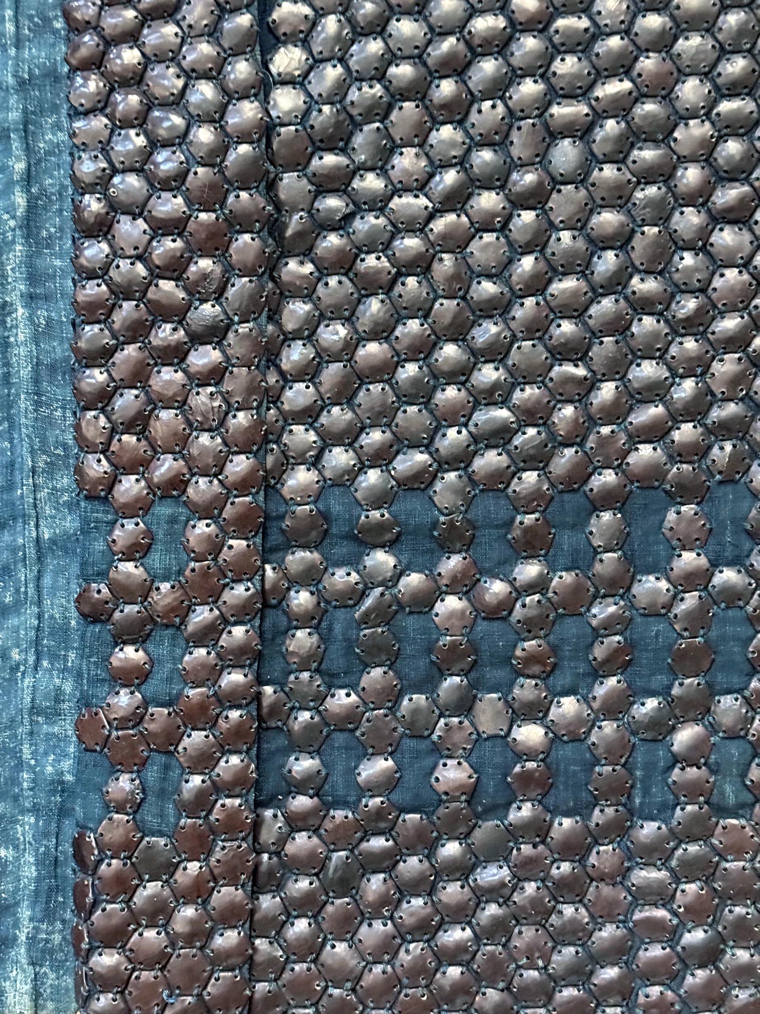 Rare Antique Kikko Katabira Armor Jacket Edo Period (19. Jahrhundert) im Angebot