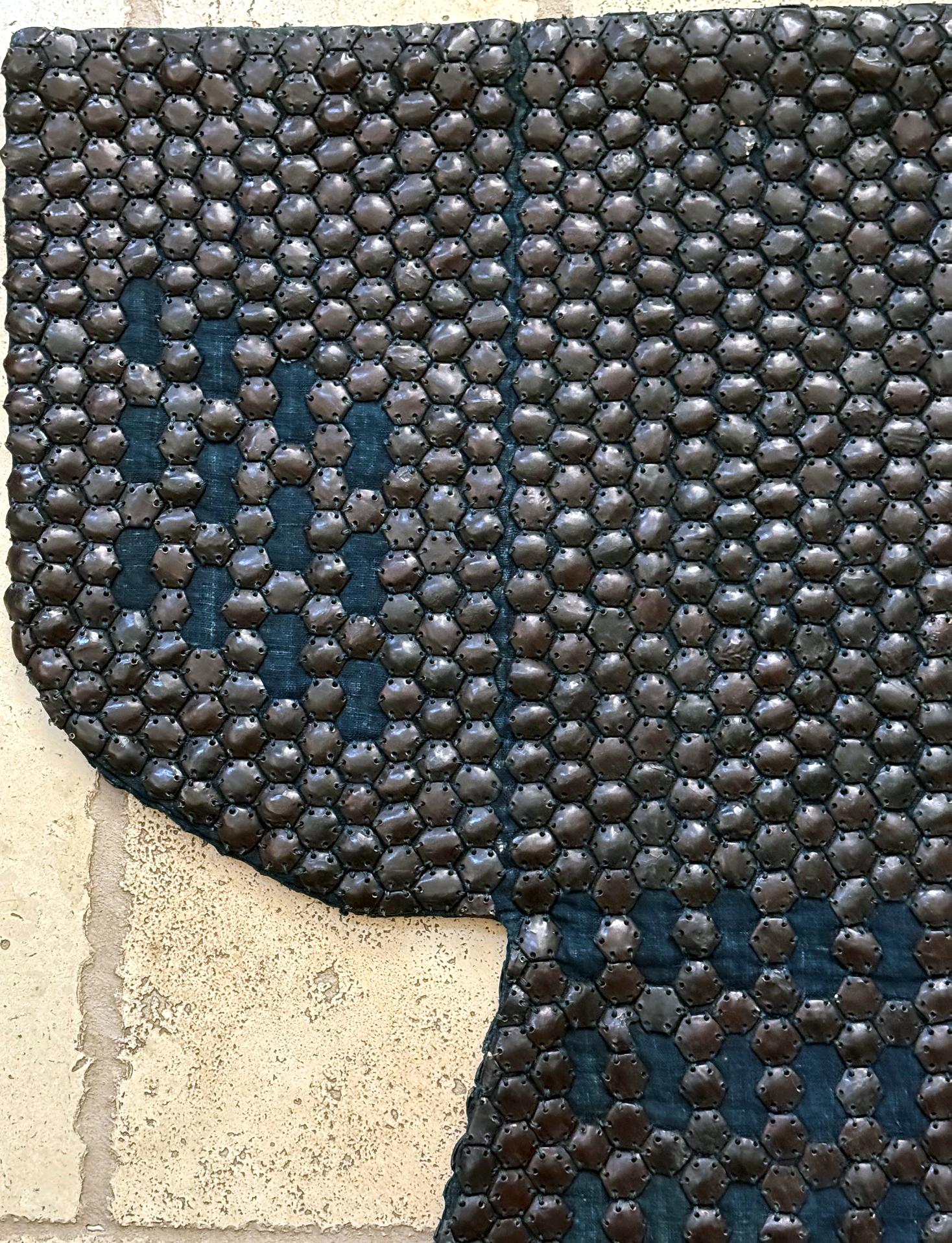 Rare Antique Kikko Katabira Armor Jacket Edo Period im Angebot 1