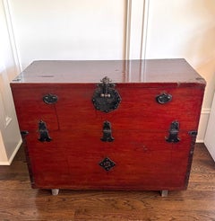 Rare Antique Korean Bandaji Chest South Jolla Joseon Dynasty