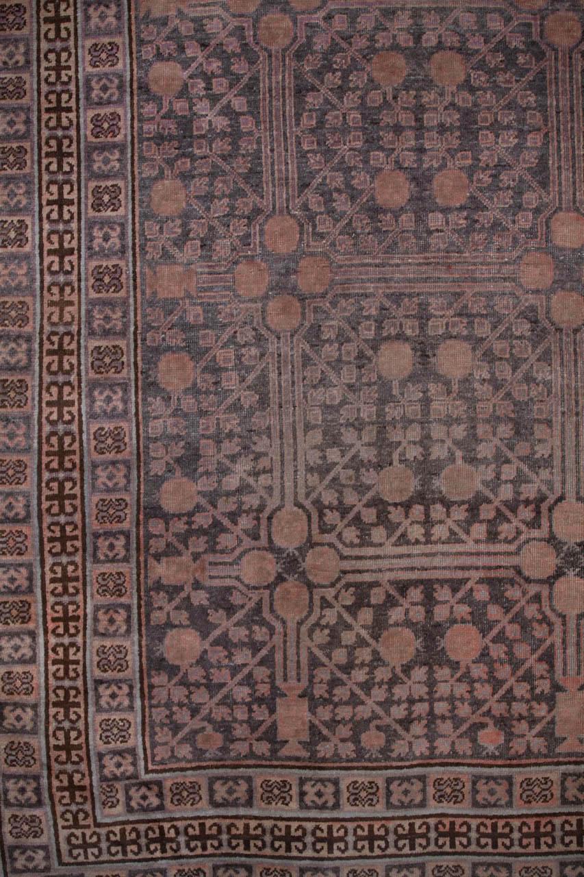 Khotan Rare Antique Kothan Carpet or Rug For Sale