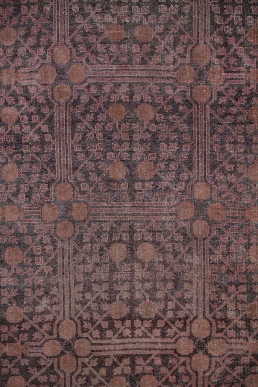 Rare Antique Kothan Carpet or Rug For Sale 2