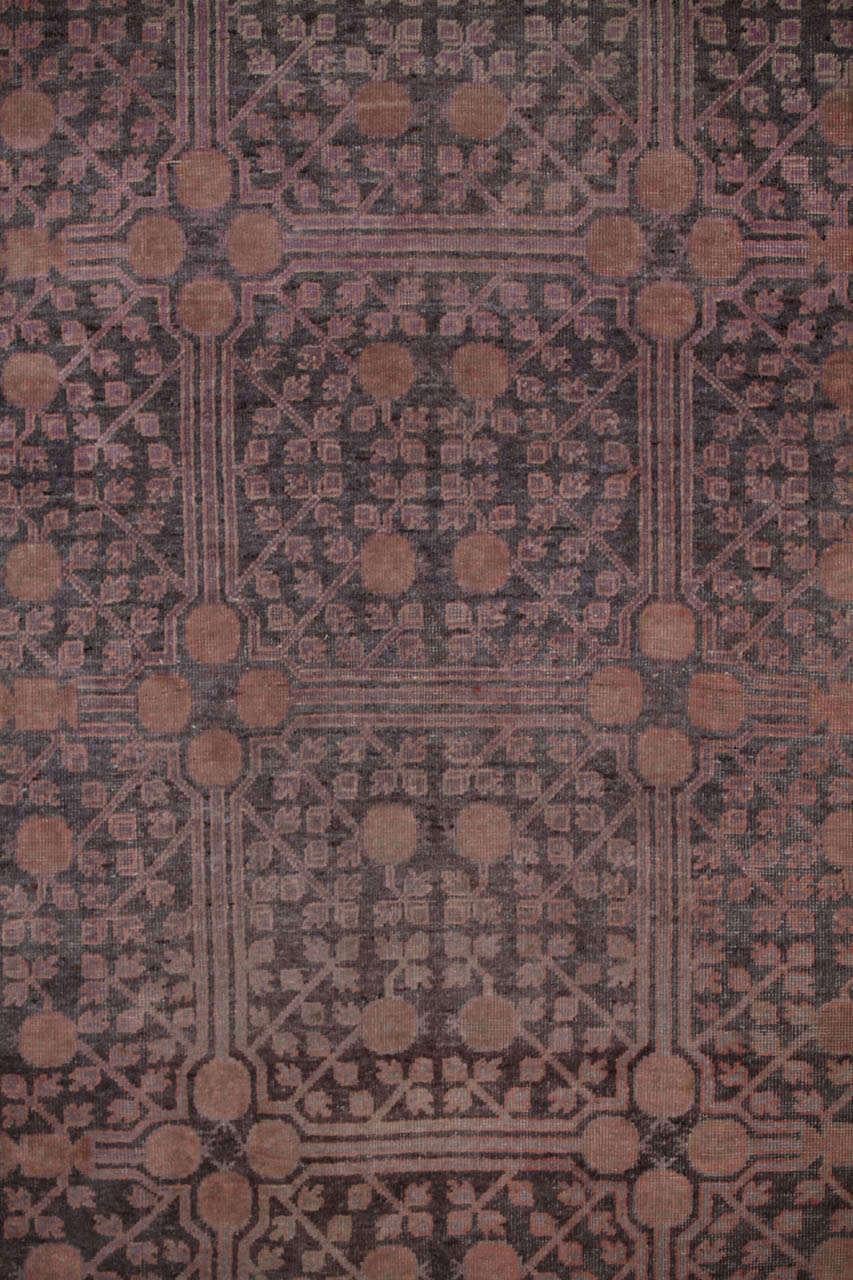 Rare Antique Kothan Carpet or Rug late 19th Century  For Sale 5