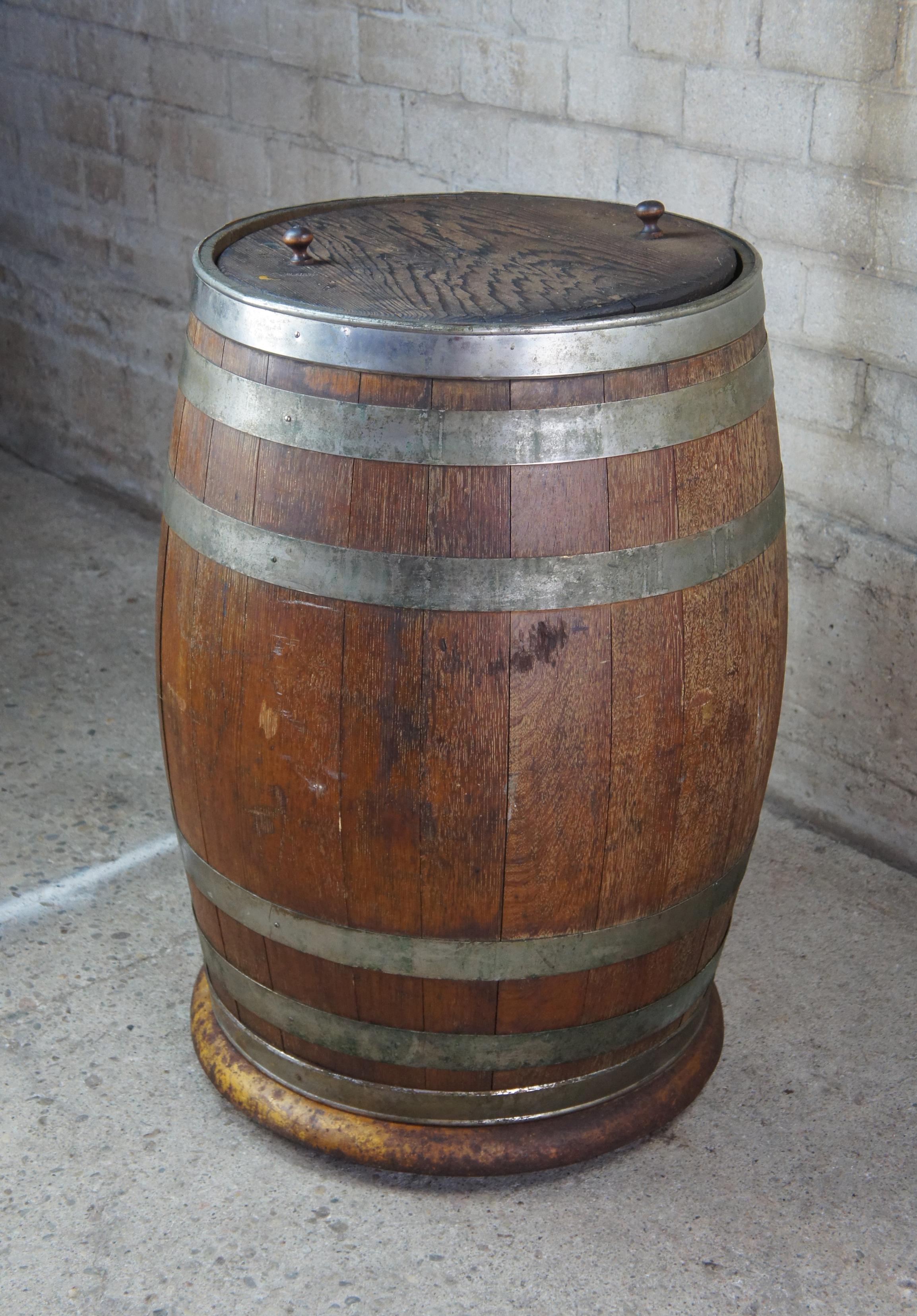 Rare Antique Magnus Root Beer Advertising Barrel Fountain Dispenser Keg Tap 4