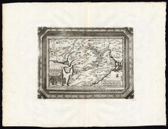 Rare Antique Map of the Moghul Empire, ca.1725
