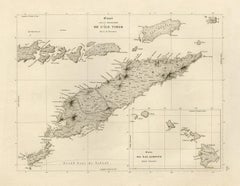 Rare Antique Map with Timor and Nearby Islands Plus an Inset of Hawaii, 1825