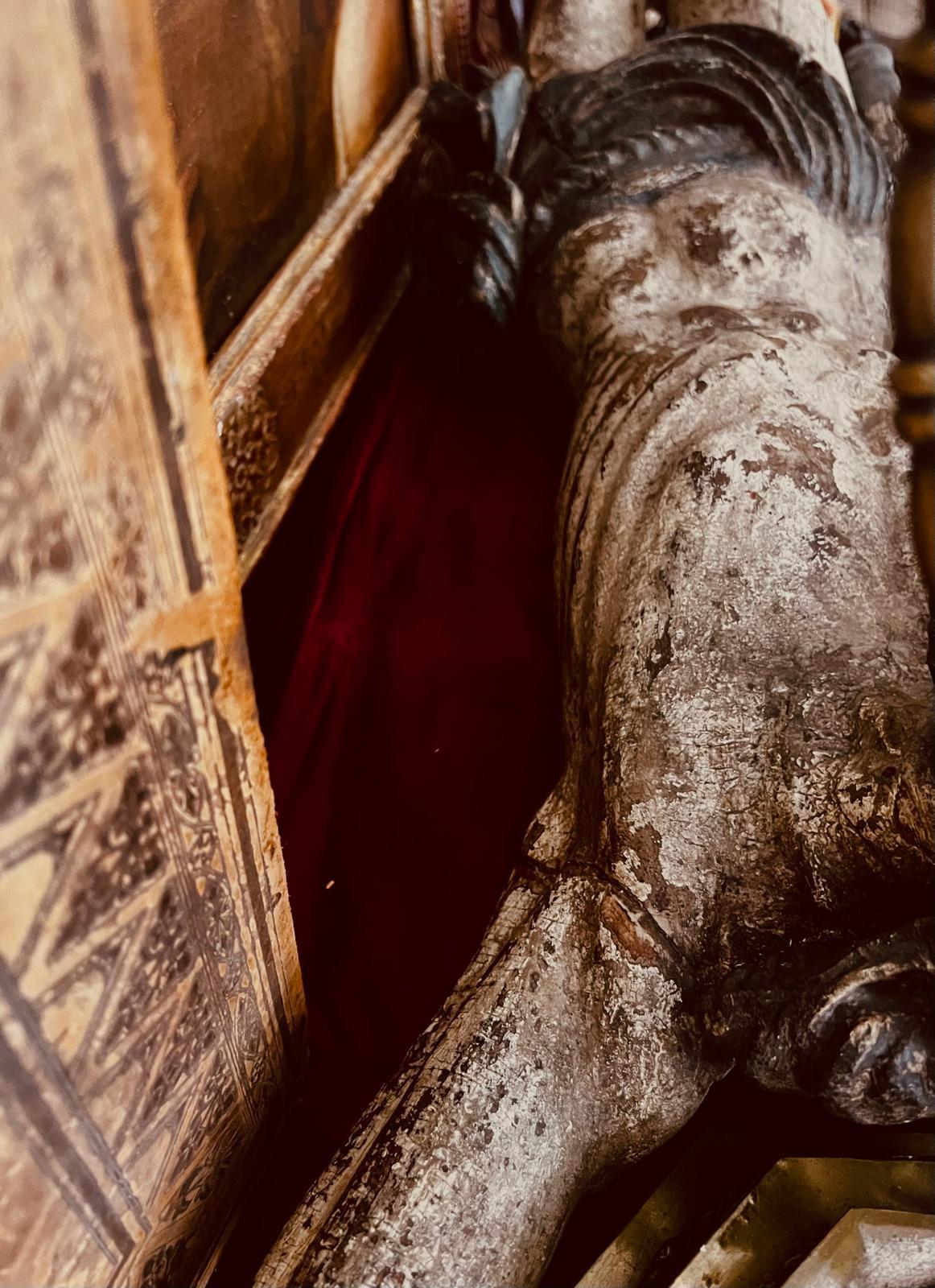 Rare Antique Medieval Gothic Corpus Christi, Large, Untouched Museum Masterpiece For Sale 3