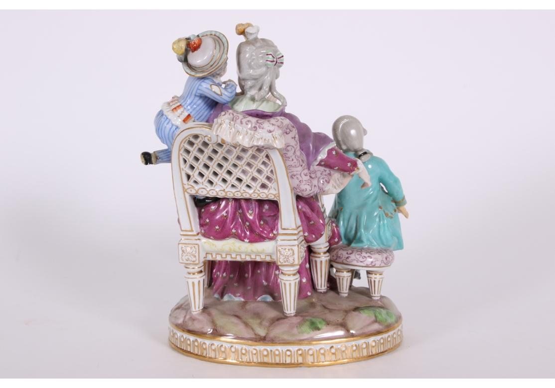 Rare Antique Meissen Figural Group - 