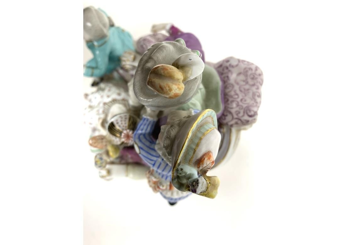 Rare Antique Meissen Figural Group - 