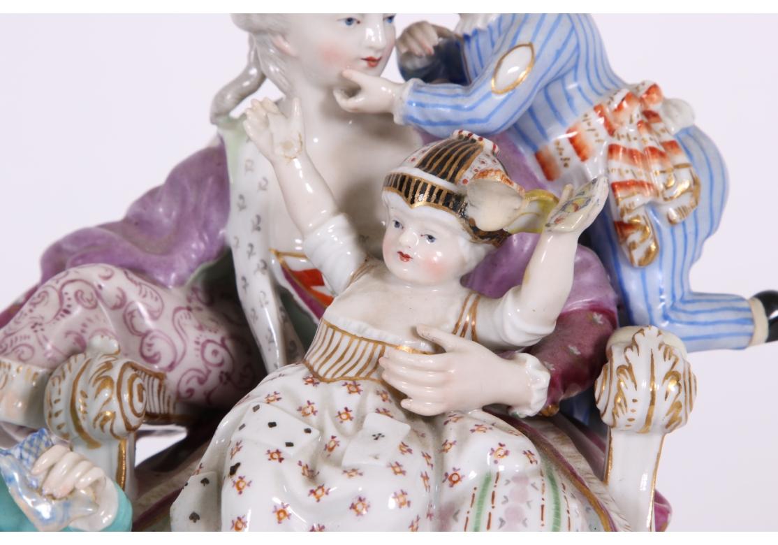 German Rare Antique Meissen Figural Group - 