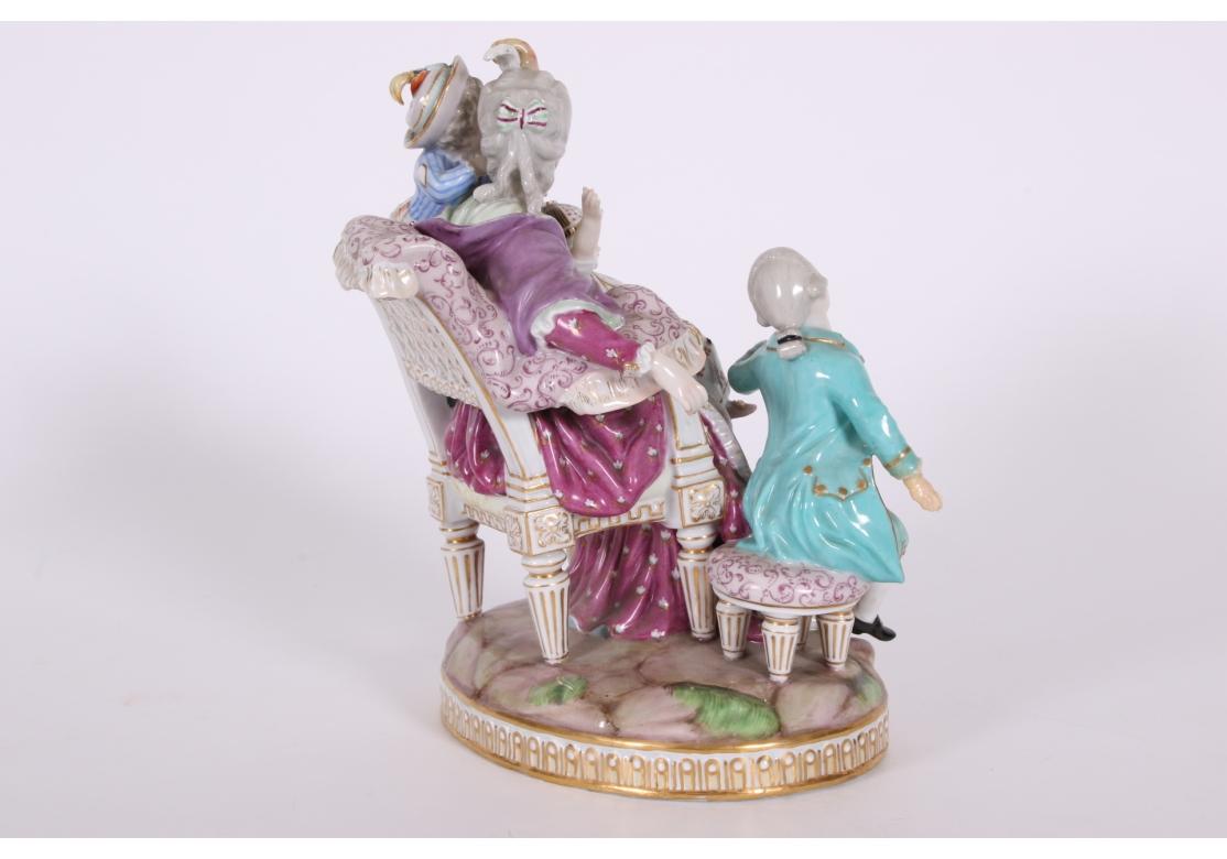 Rare Antique Meissen Figural Group - 