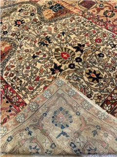 Rare Antique Mohtasham Kashan rug