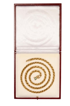 Rare Antique Muff Chain 20k gold