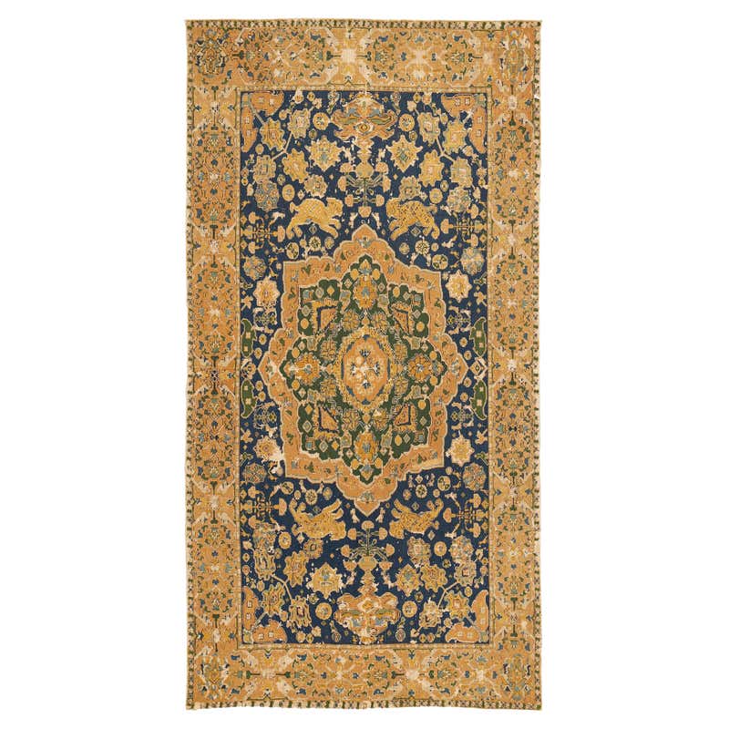 Spanish Rug Long 18th Century Antique Alpujarra Spanish Rug For Sale at 1stDibs ...