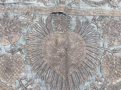 Raro ricamo ottomano antico in seta e metallo di Bobyrug