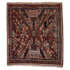 Seltener antiker persischer Bidjar-Teppich
