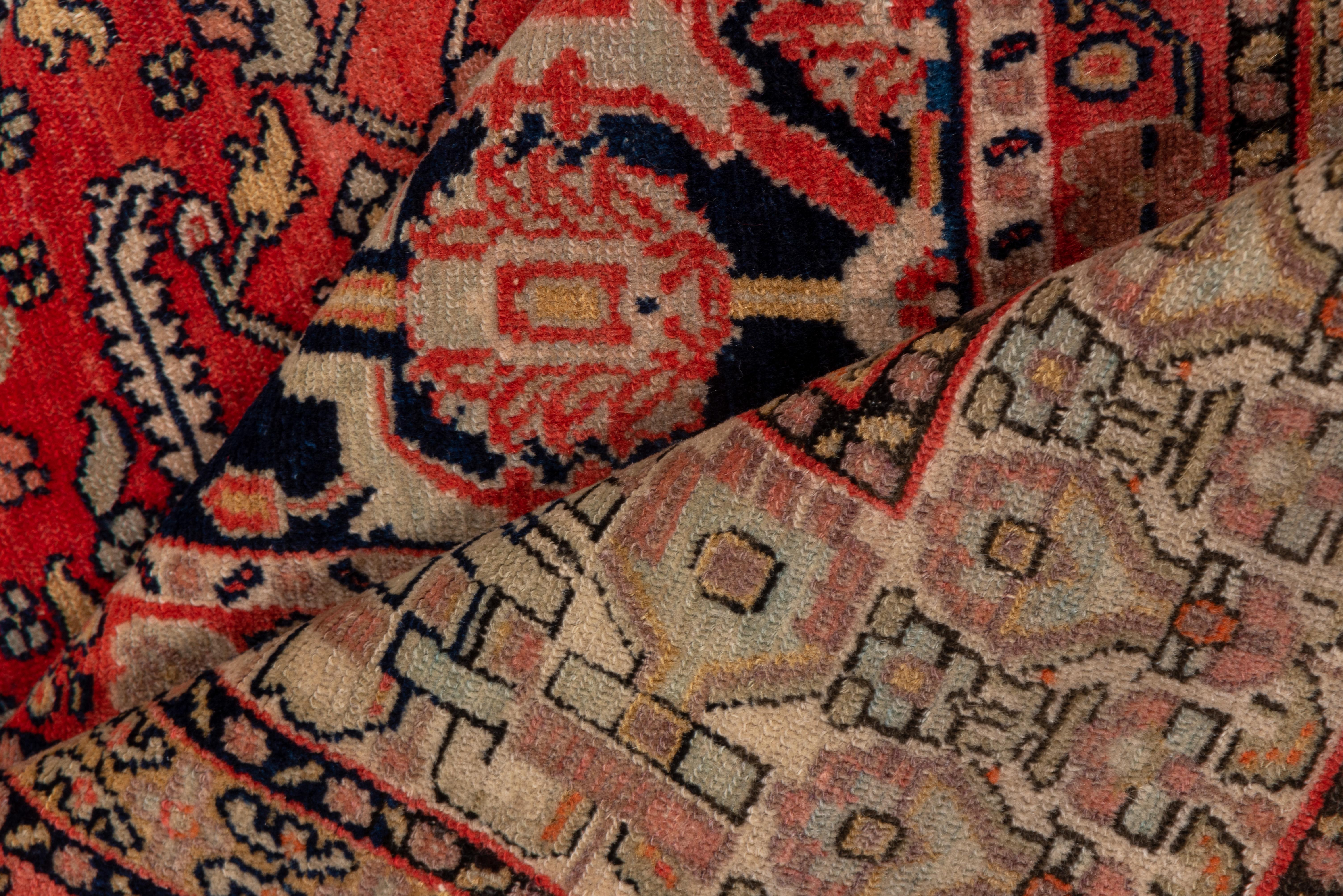Tribal Rare Antique Persian Senneh Rug, Bright Colors For Sale