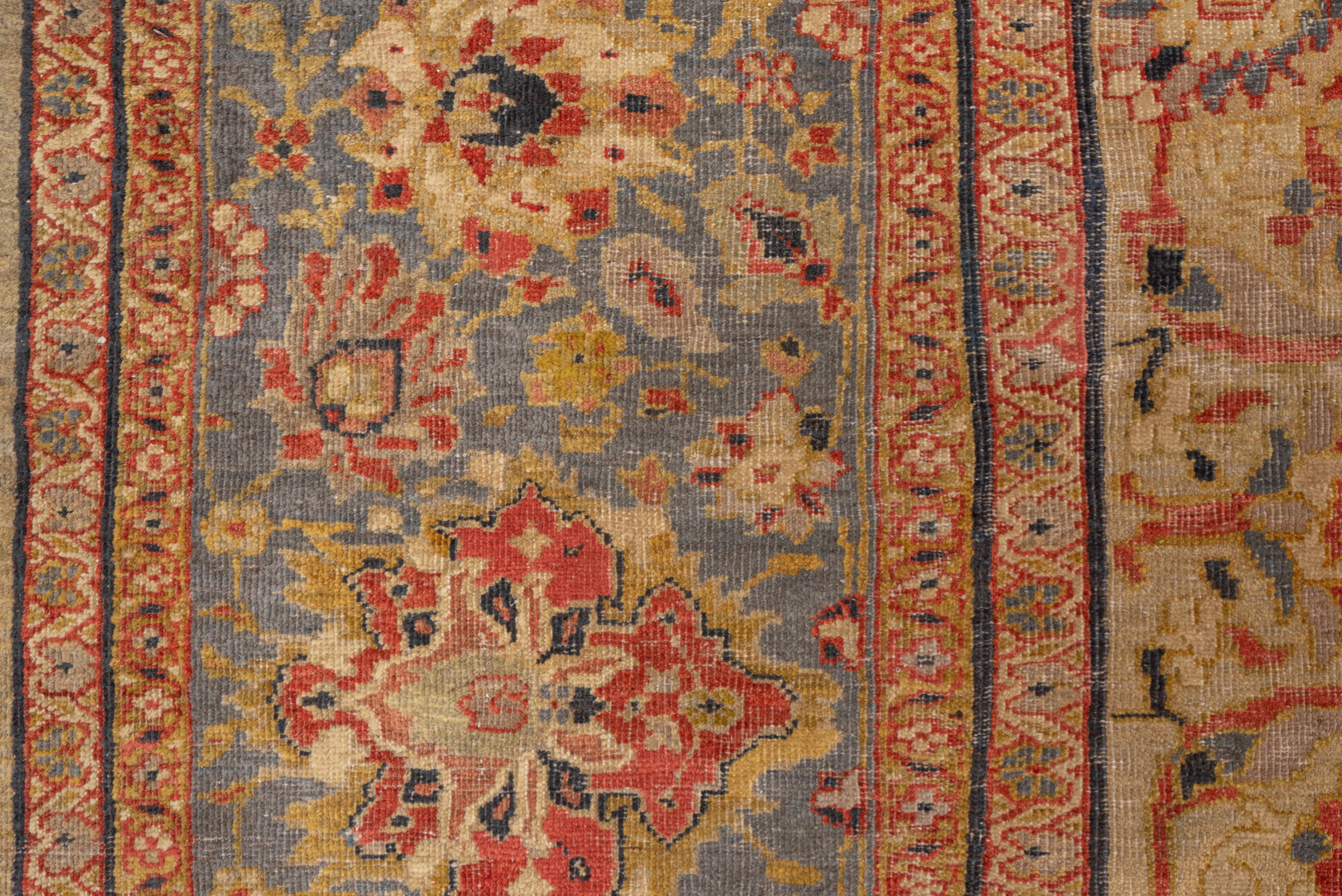 Hand-Knotted Rare Antique Persian Sultanabad Carpet, circa 1890s For Sale