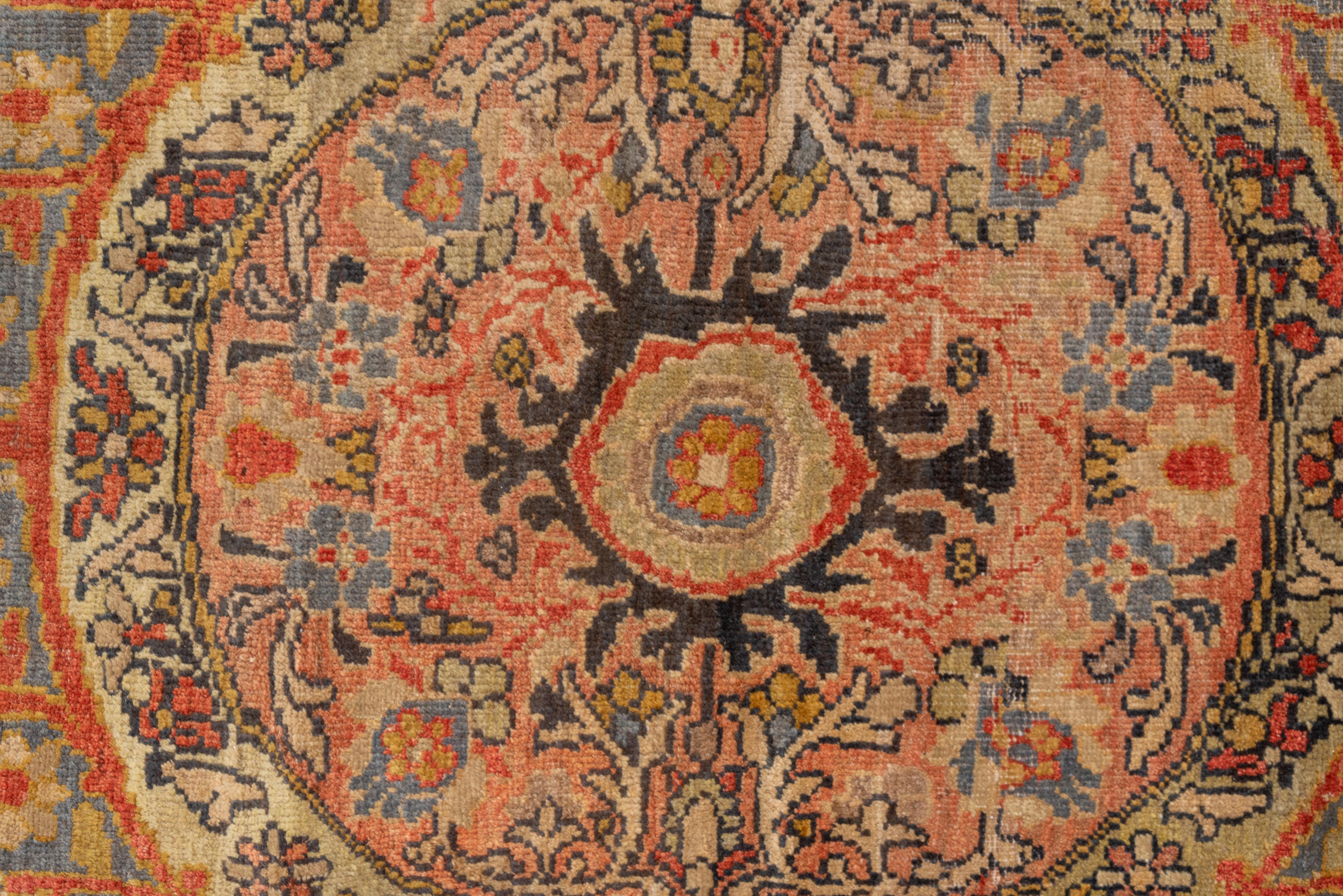 Rare Antique Persian Sultanabad Carpet, circa 1890s For Sale 1