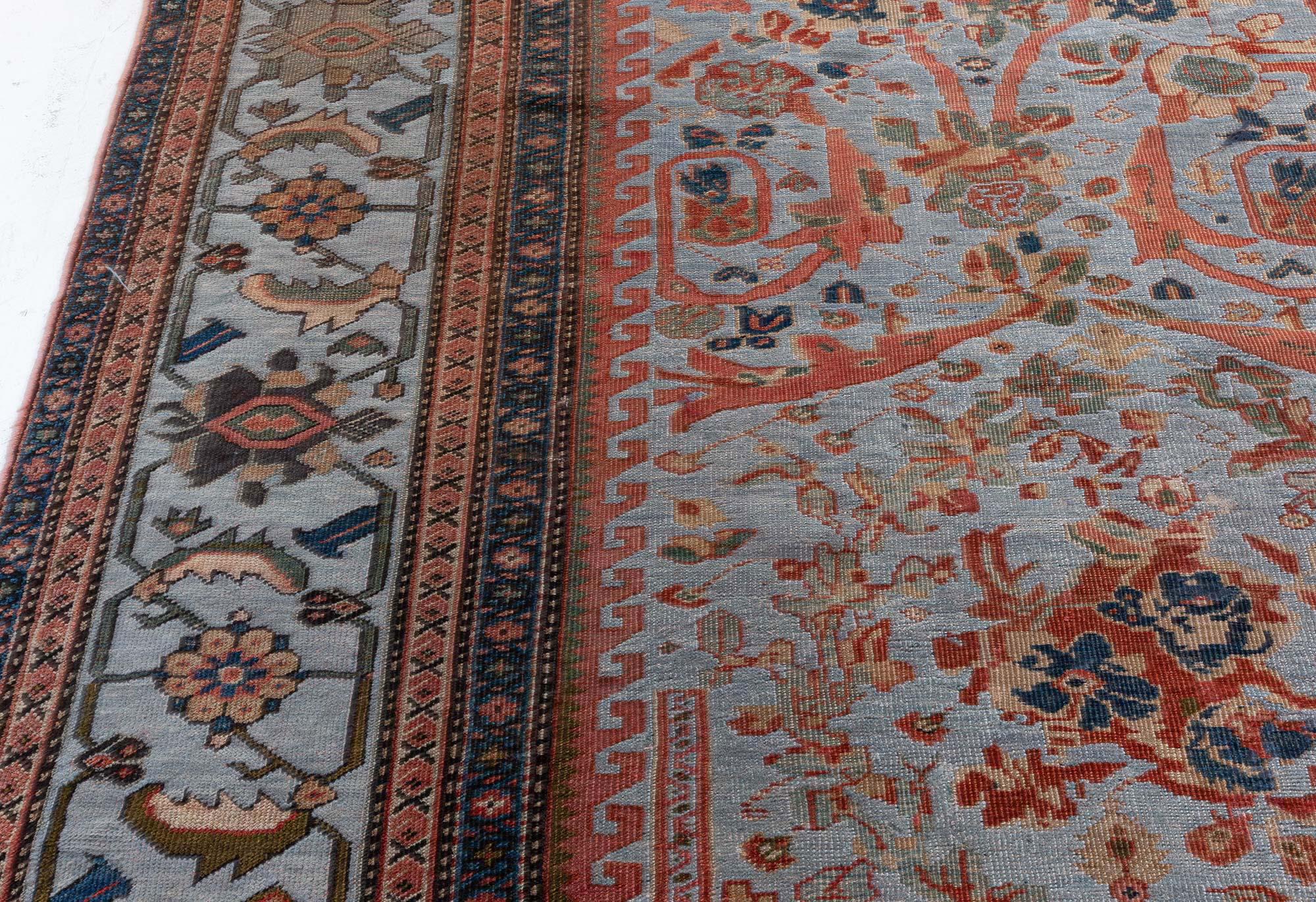 Doris Leslie Blau Rare Antique Persian Sultanabad Rug In Good Condition For Sale In New York, NY