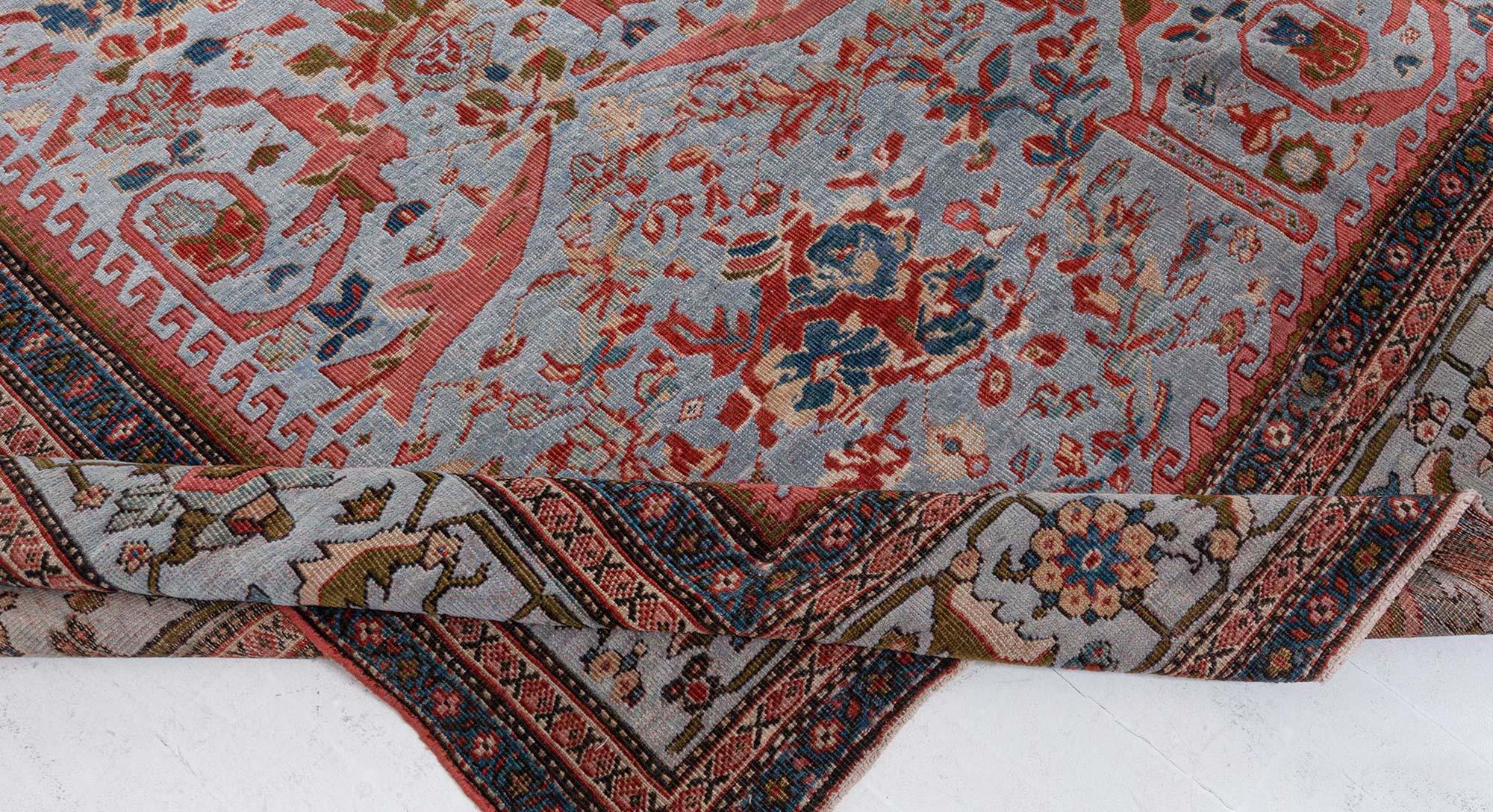 Doris Leslie Blau Rare Antique Persian Sultanabad Rug For Sale 1
