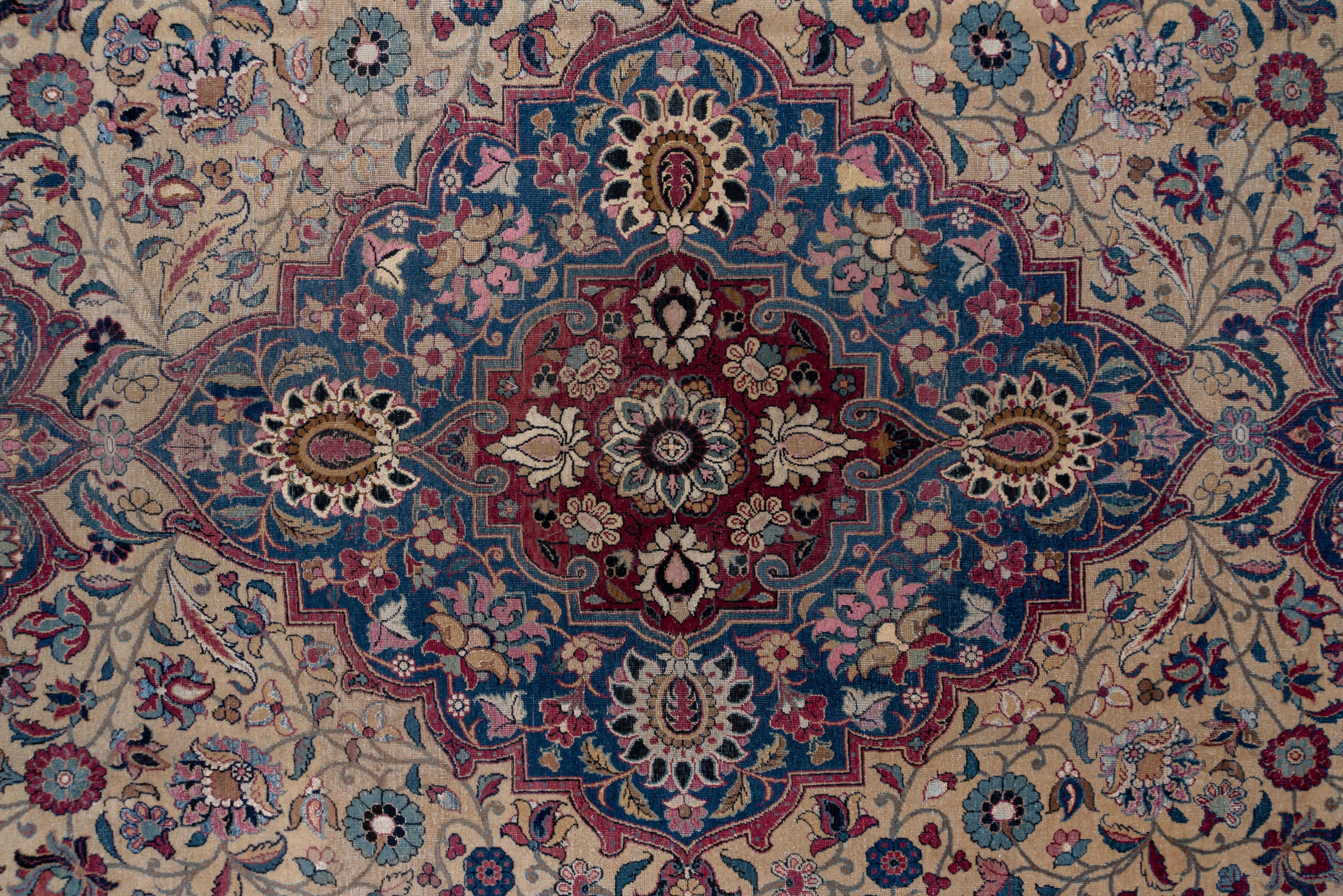 Hand-Knotted Rare Antique Persian Tehran Carpet For Sale