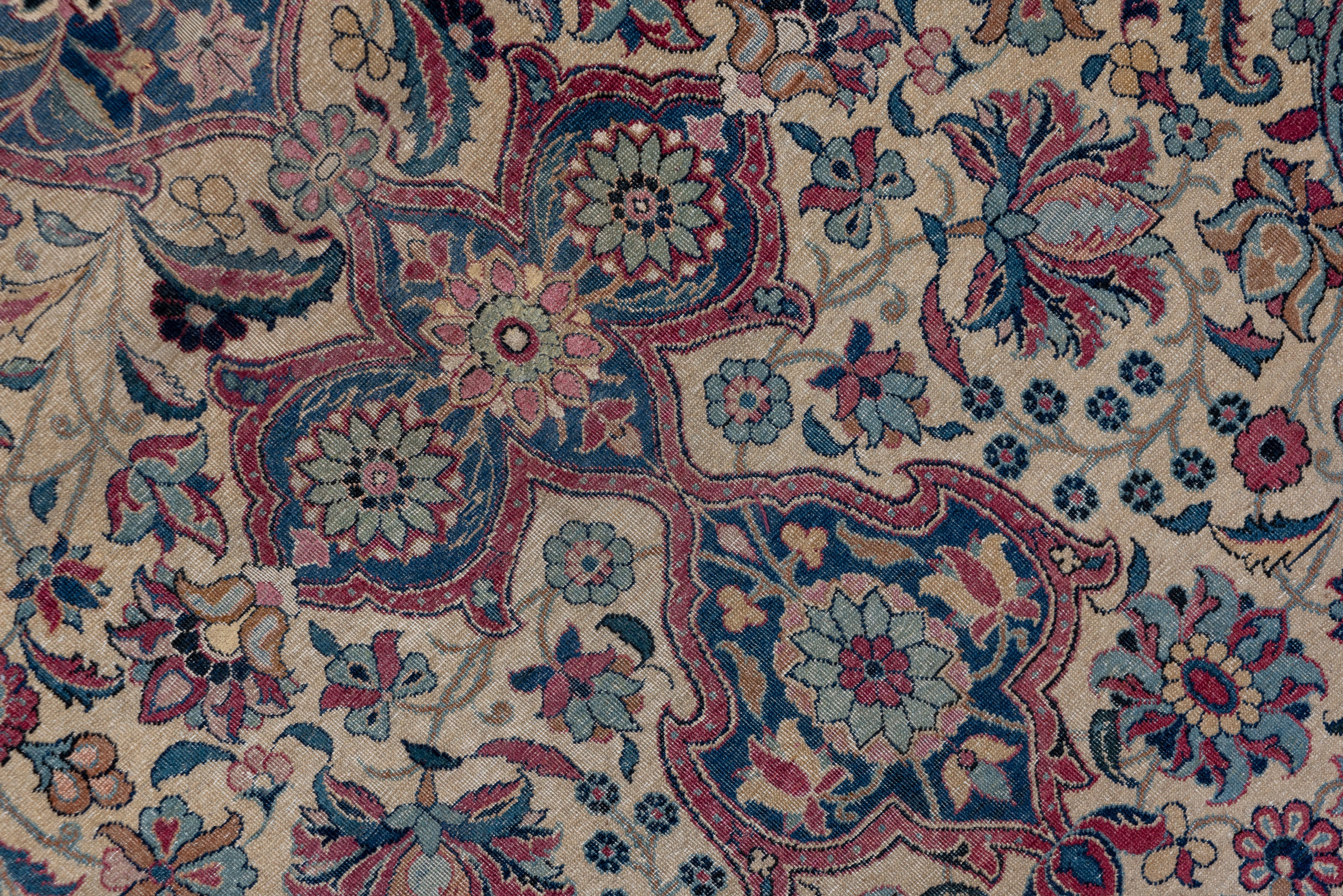 Rare Antique Persian Tehran Carpet In Good Condition For Sale In New York, NY