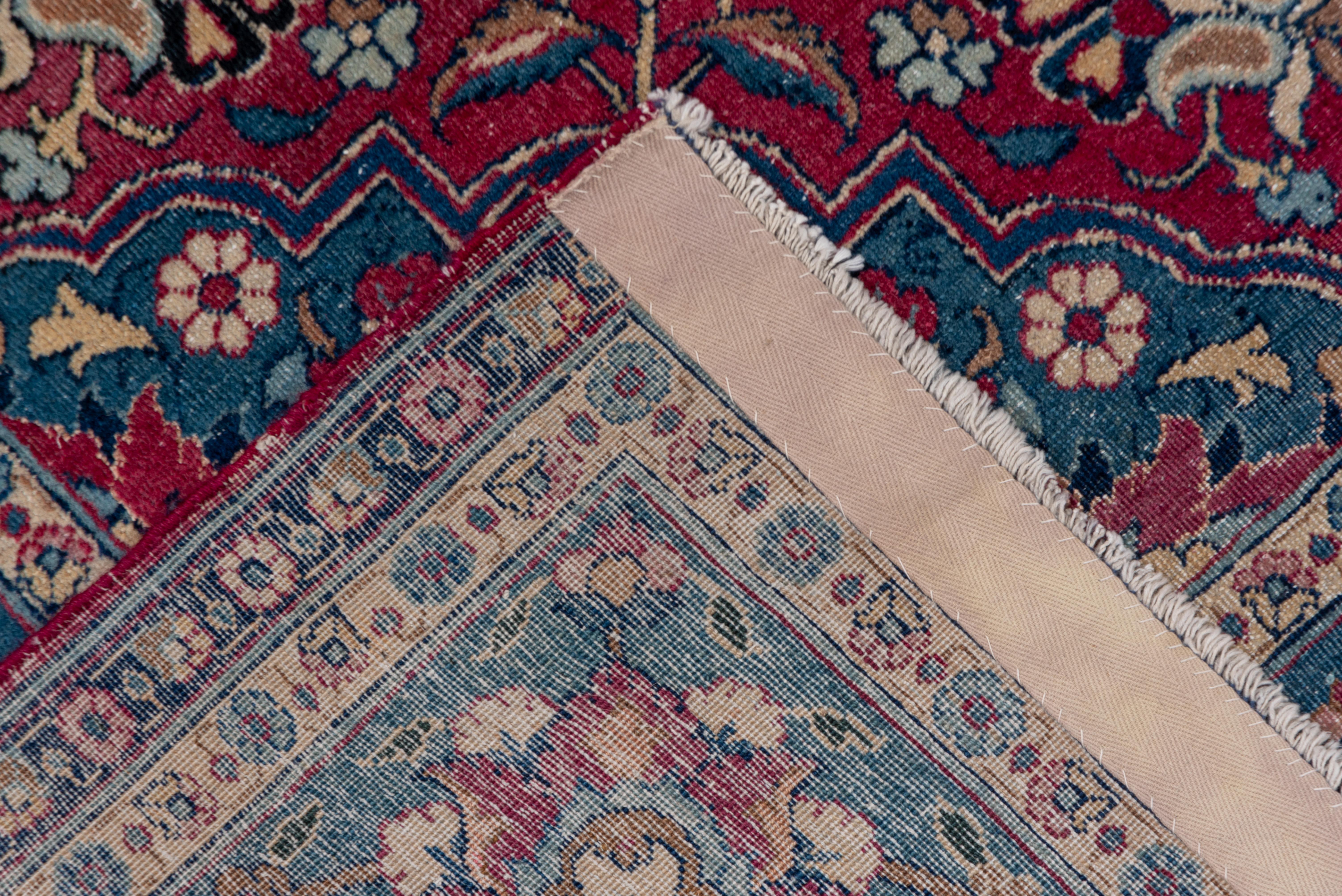 Wool Rare Antique Persian Tehran Carpet For Sale