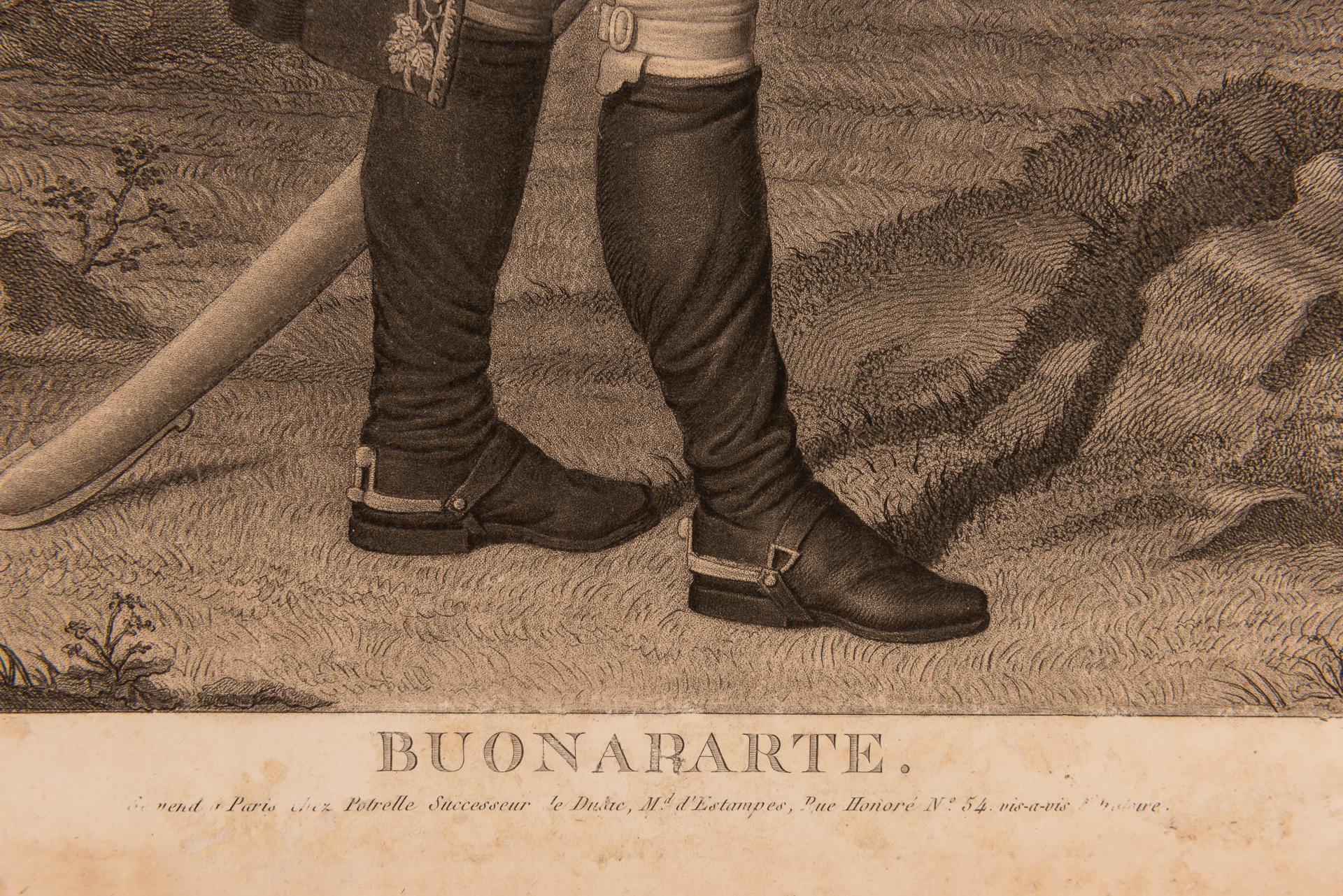 Rare Antique  Print of Young Napoleon In Excellent Condition For Sale In Alessandria, Piemonte
