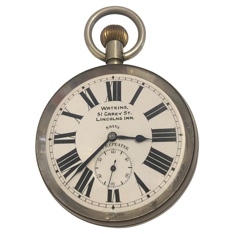 Rare Antique Quarter Repeater Big 'Goliath' Pocket Watch at 1stDibs