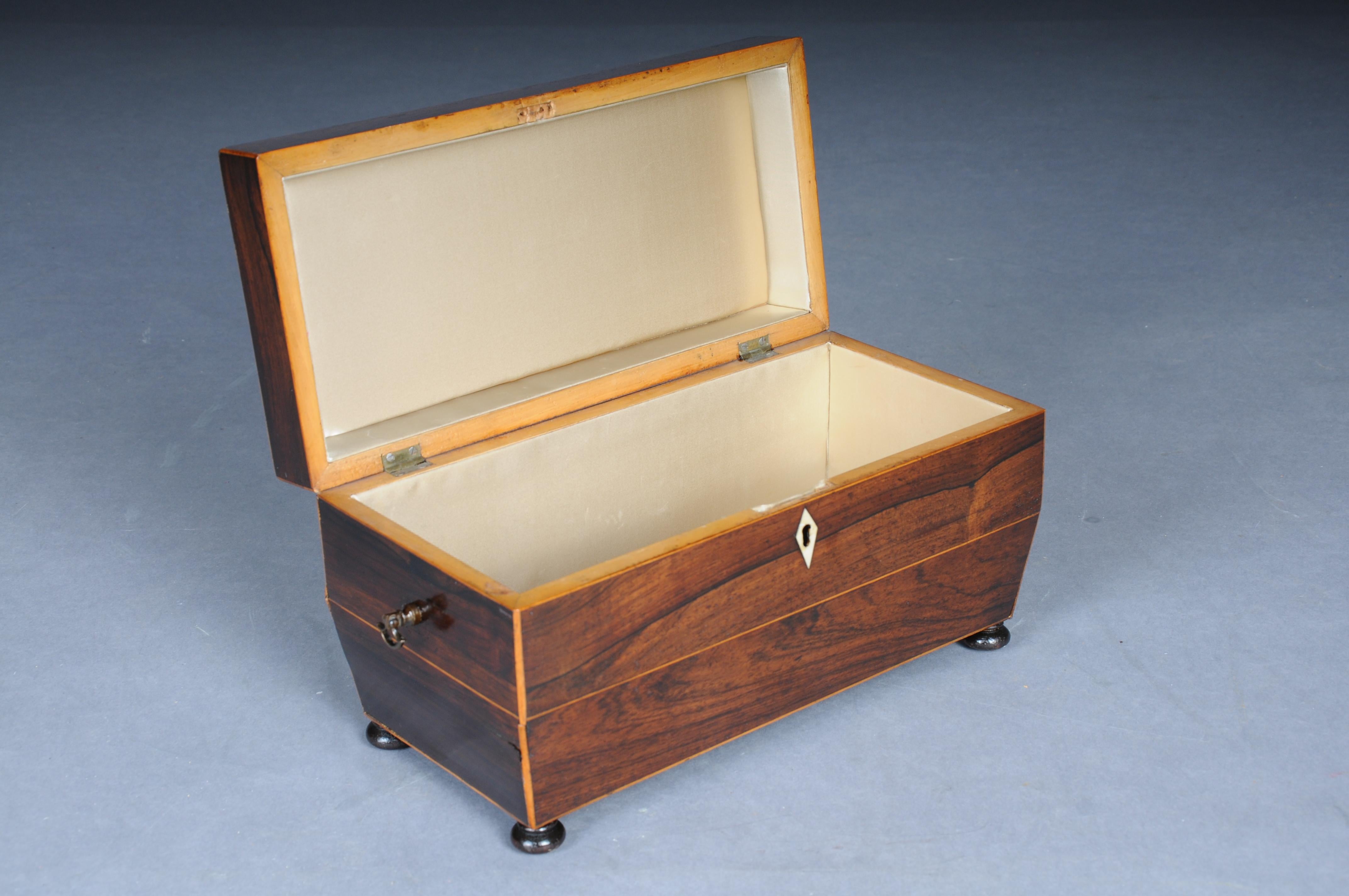 Seltene antike Regency-Schatulle/Box, um 1830, England im Angebot 4