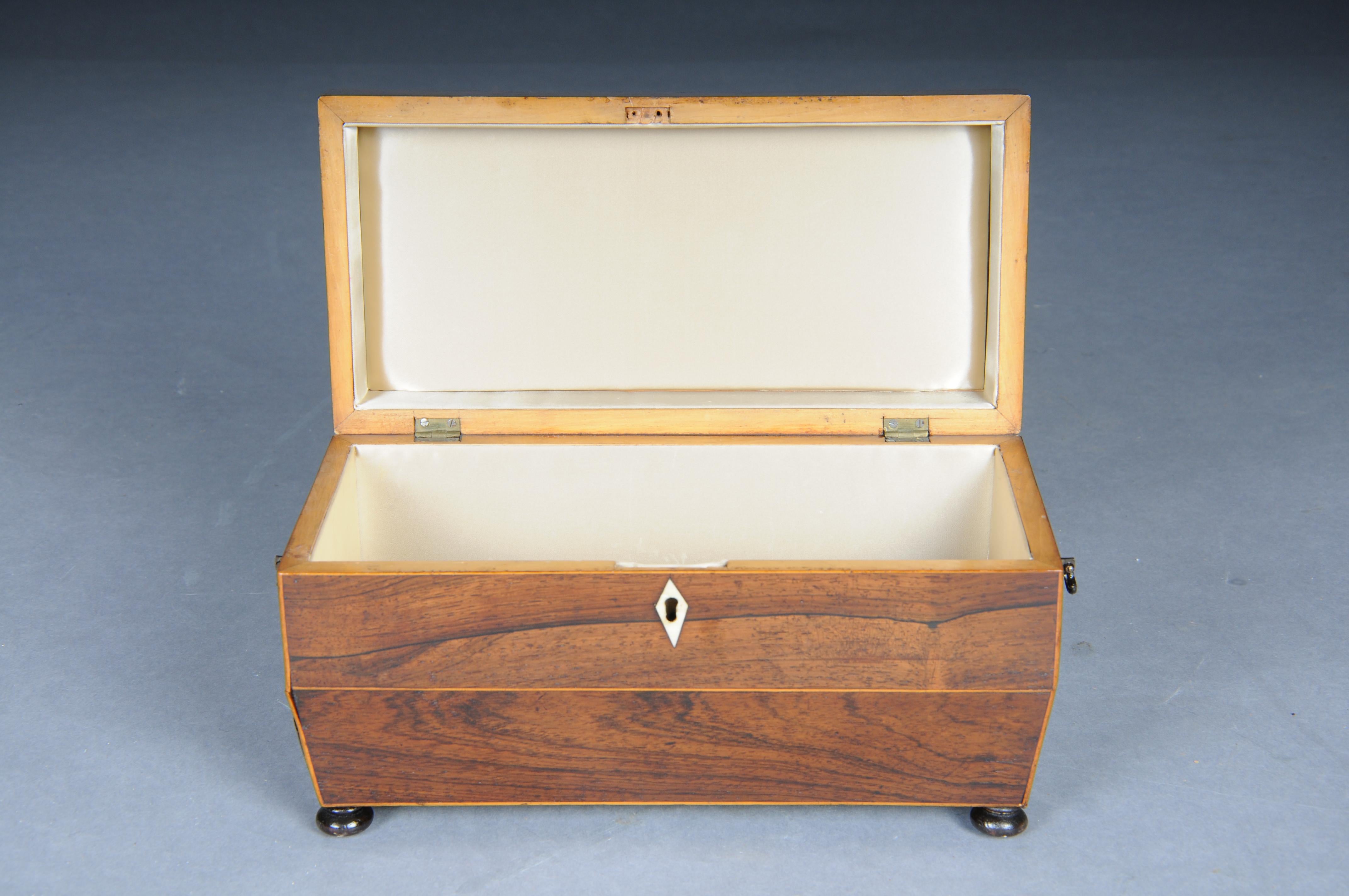Seltene antike Regency-Schatulle/Box, um 1830, England im Angebot 5
