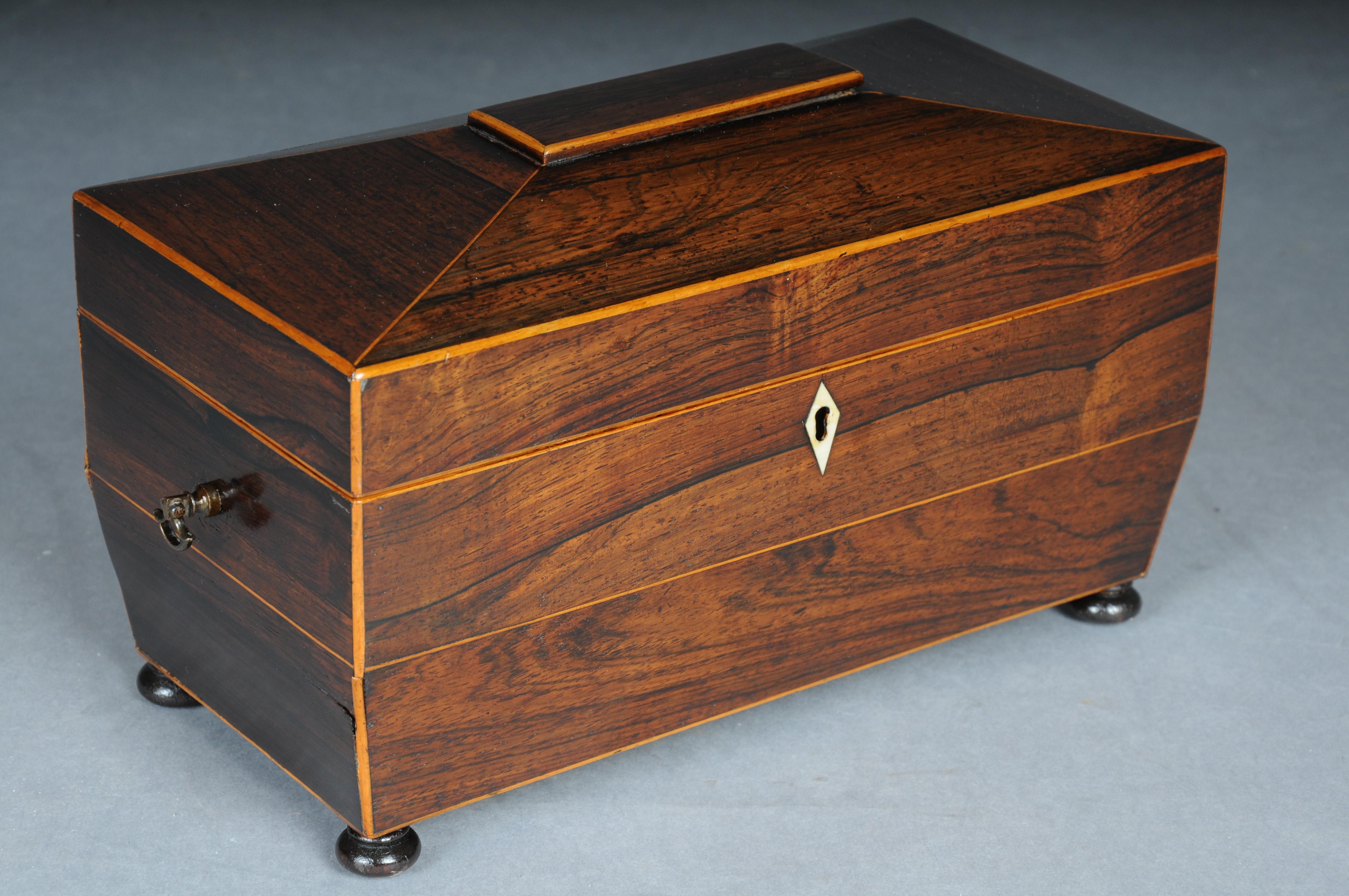 Seltene antike Regency-Schatulle/Box, um 1830, England (Englisch) im Angebot