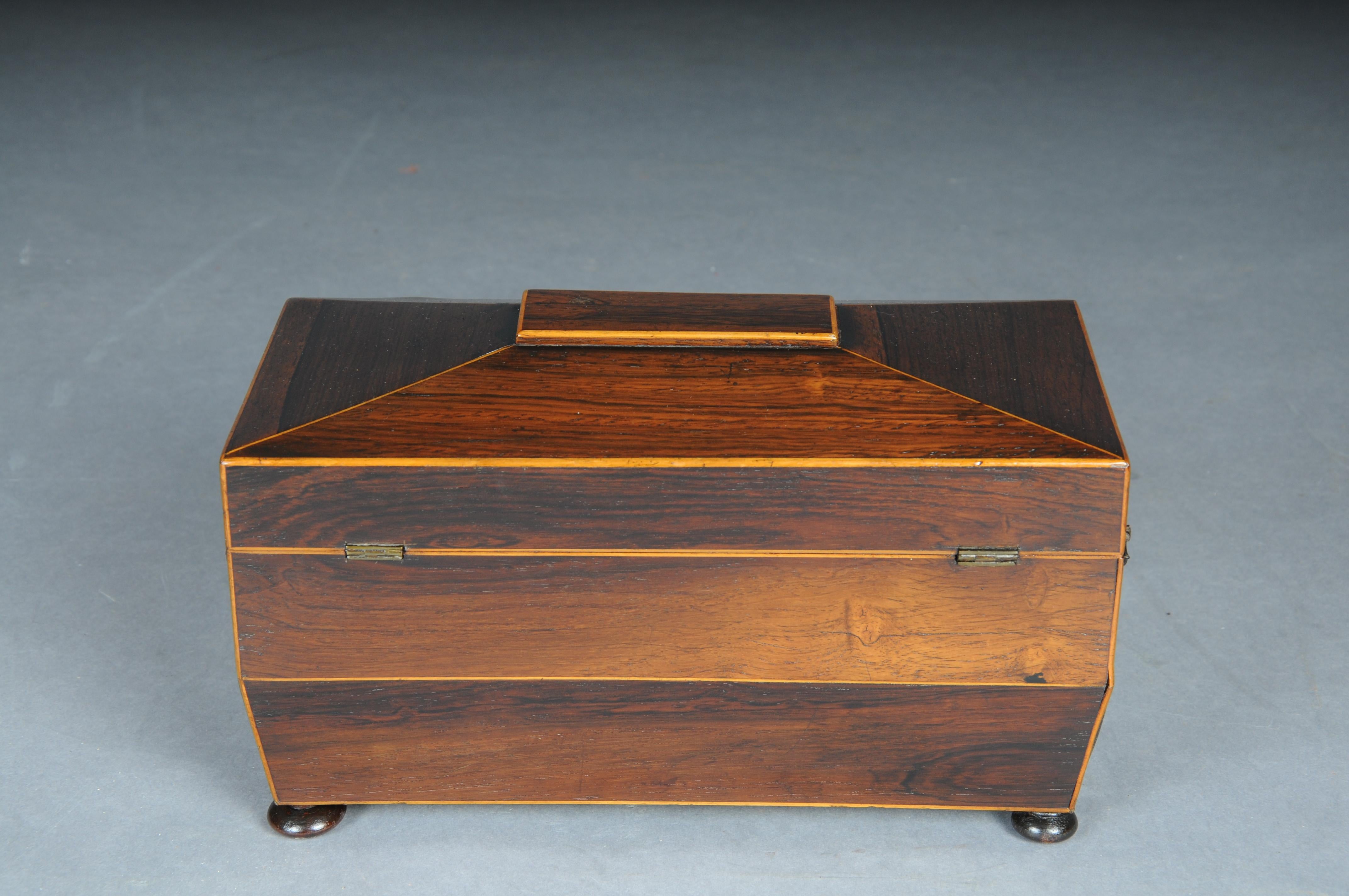 Seltene antike Regency-Schatulle/Box, um 1830, England im Angebot 1