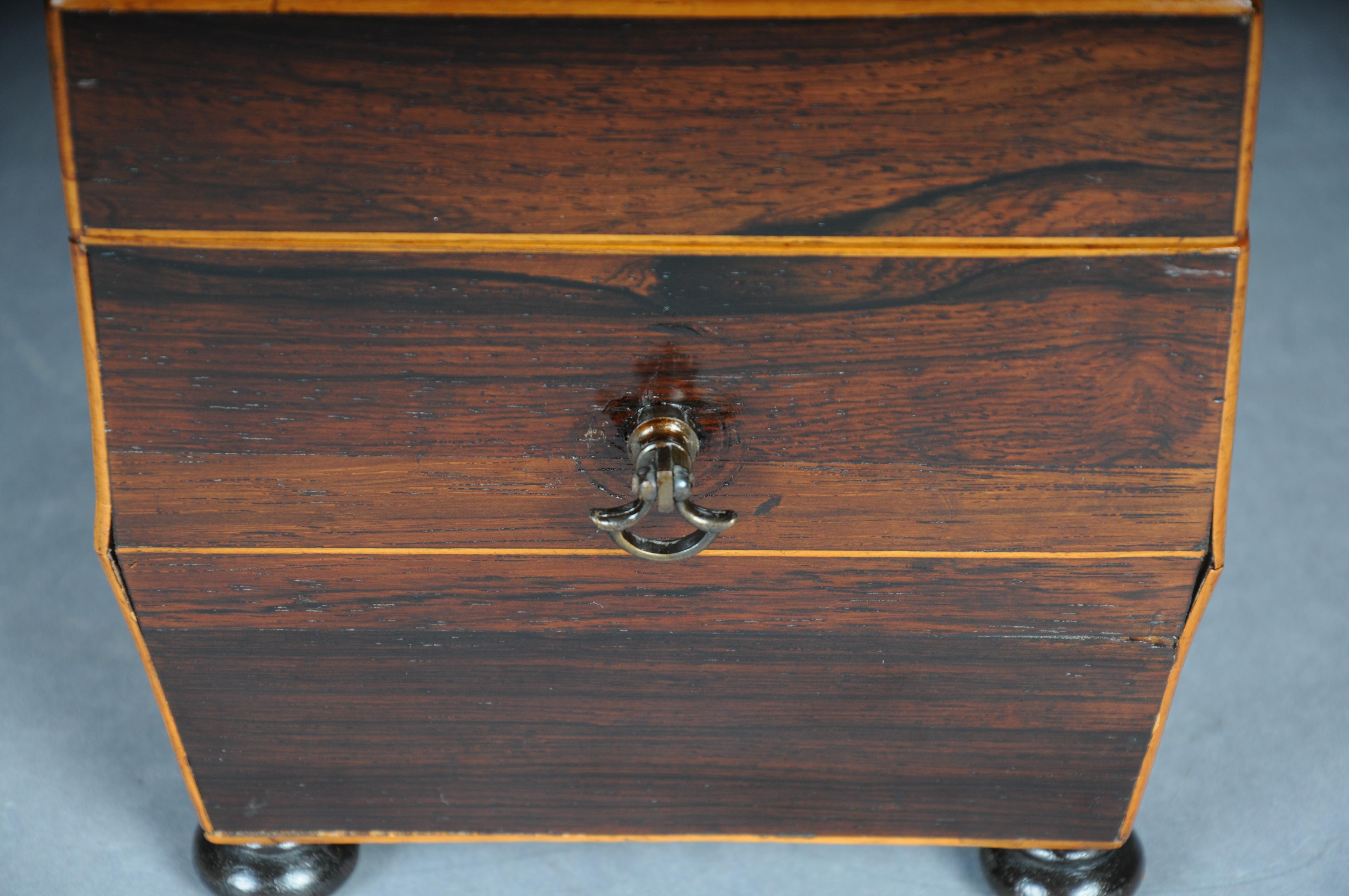 Seltene antike Regency-Schatulle/Box, um 1830, England im Angebot 3