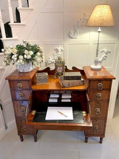Rare Antique Regency Quality Mahogany Secretaire Sideboard